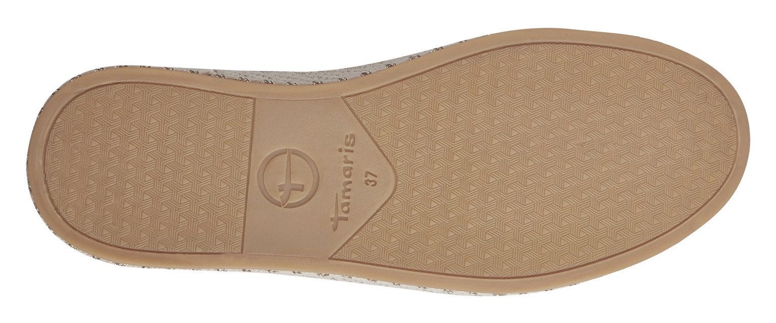 Tamaris Plateausneakers , vrijetijdsschoen, lage schoen, veterschoen met textielkoord aan het plateau