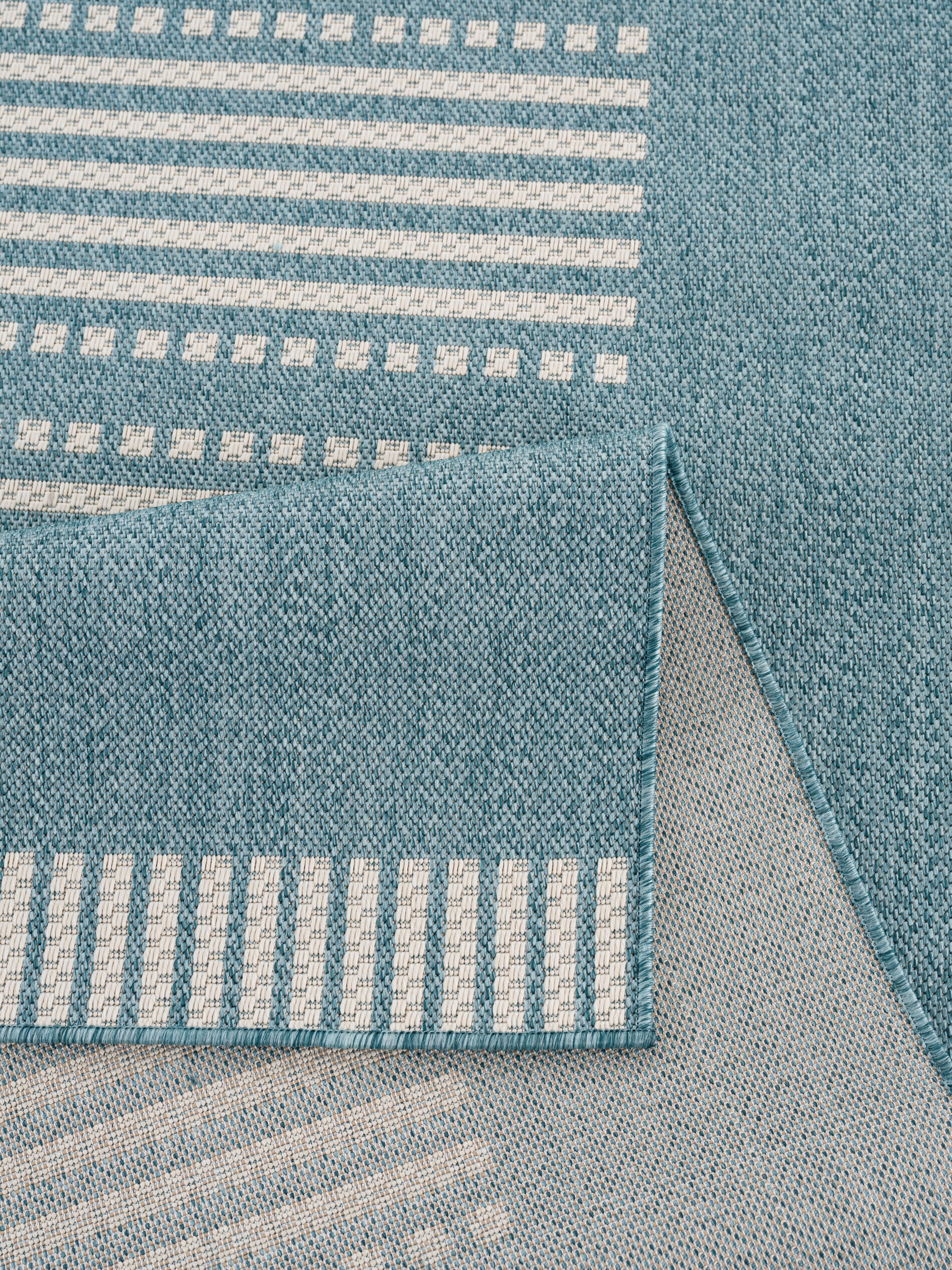 andas Vloerkleed PICO Geschikt voor buiten, sisal-look, weerbestendig & uv-bestendig, platweefsel