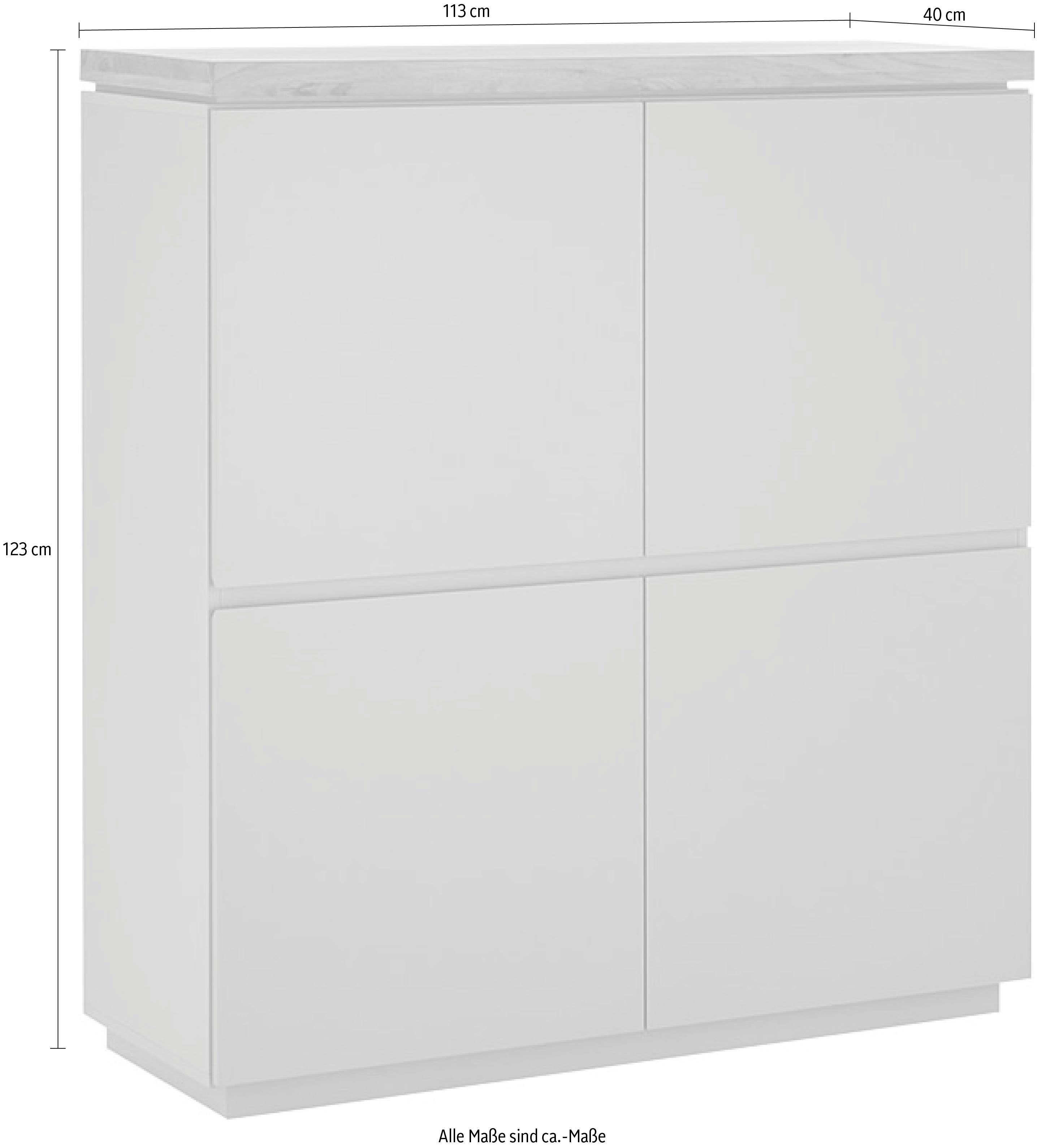 MCA furniture Kast PALAMOS commode Deuren met demping/ soft-close