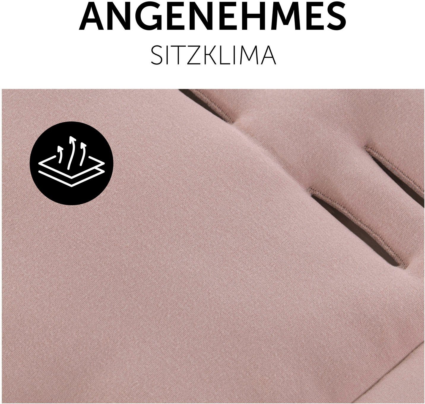 Hauck Zitkussen voor kinderwagens Seat Liner, Bambi Rose