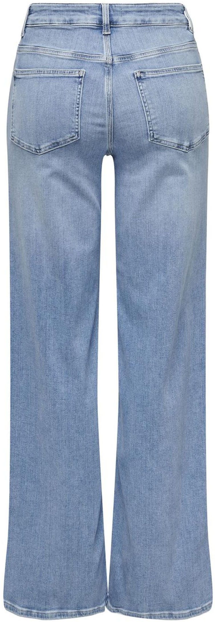 Only High-waist jeans ONLMADISON BLUSH HW WIDE DNM CRO371 NOOS