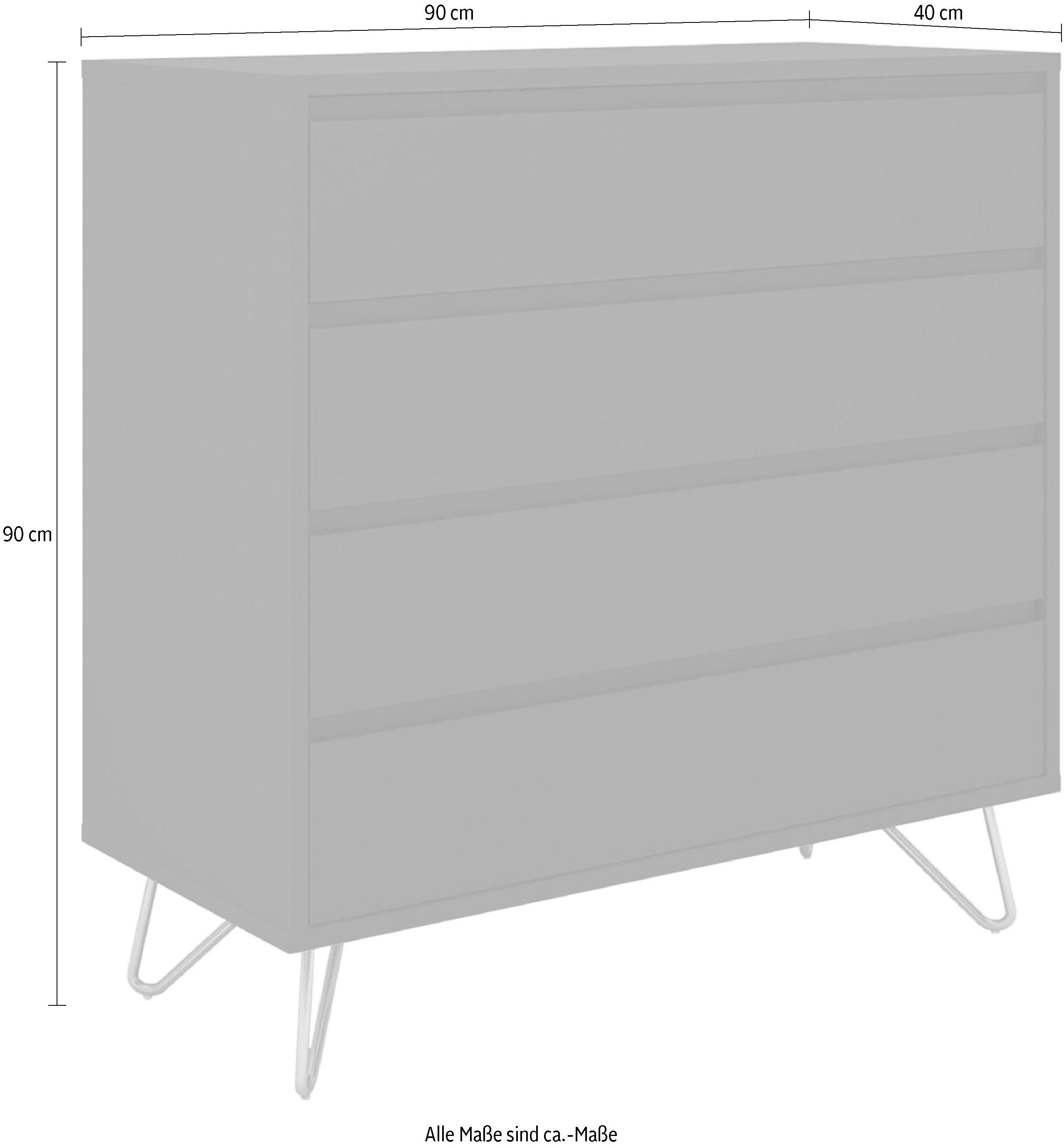 SalesFever Kast in mooie kleuren, dressoir, halkast, sidetable