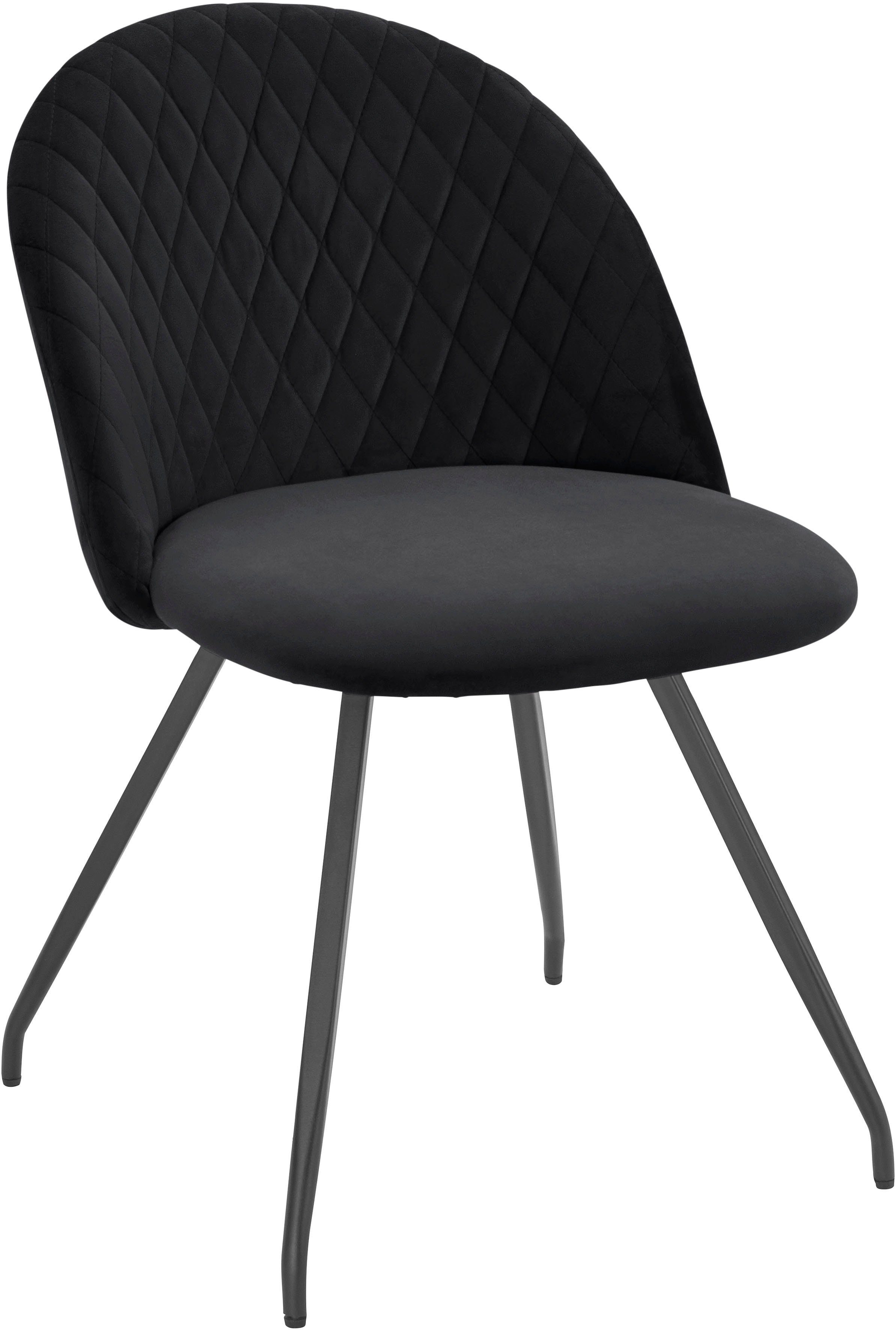 INOSIGN Eethoek Emmajonas moderne ronde tafel in marmerlook (set, 5-delig)