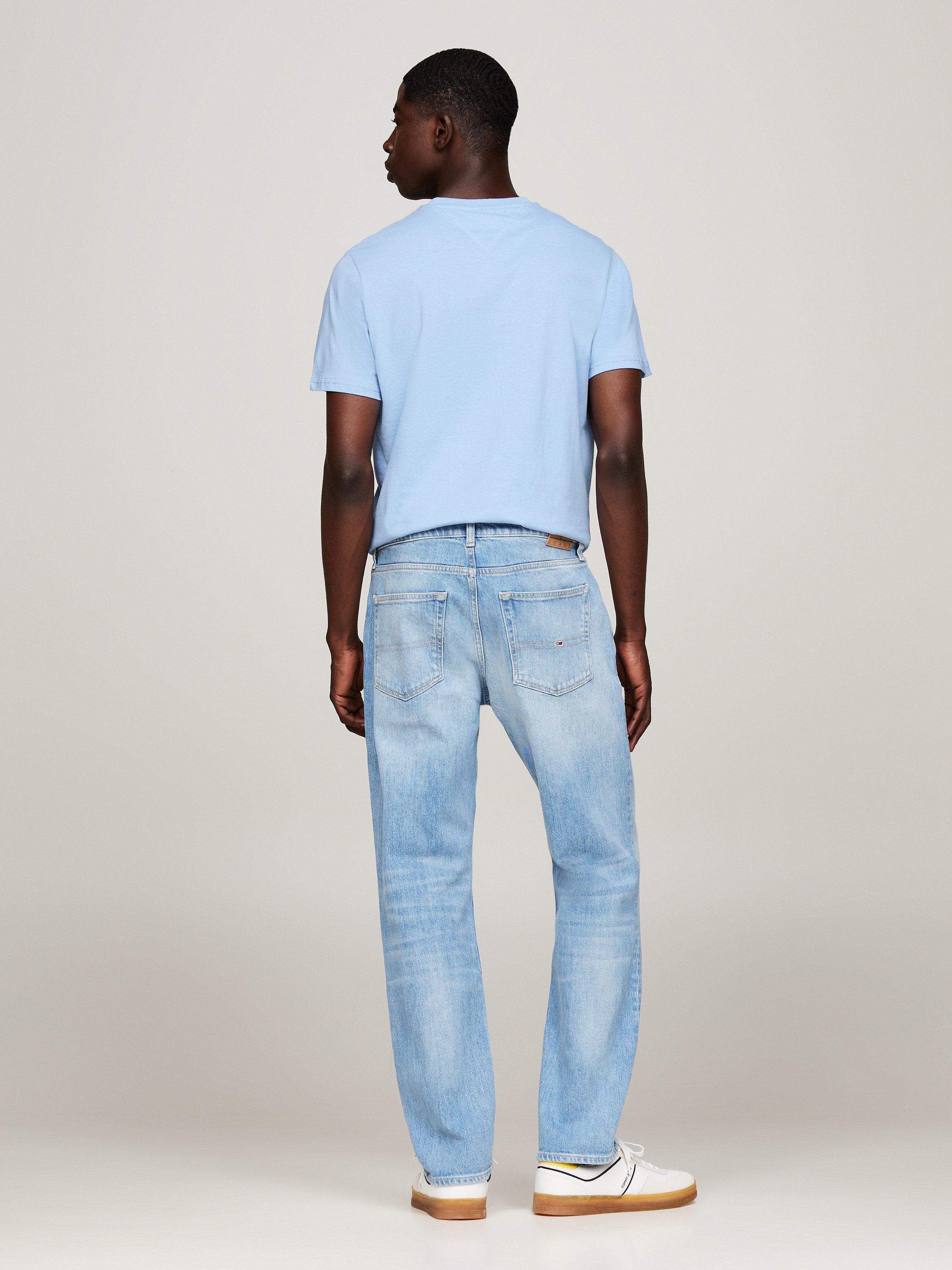 TOMMY JEANS Slim fit jeans RYAN SLIM STRAIGHT met gestempeld logo