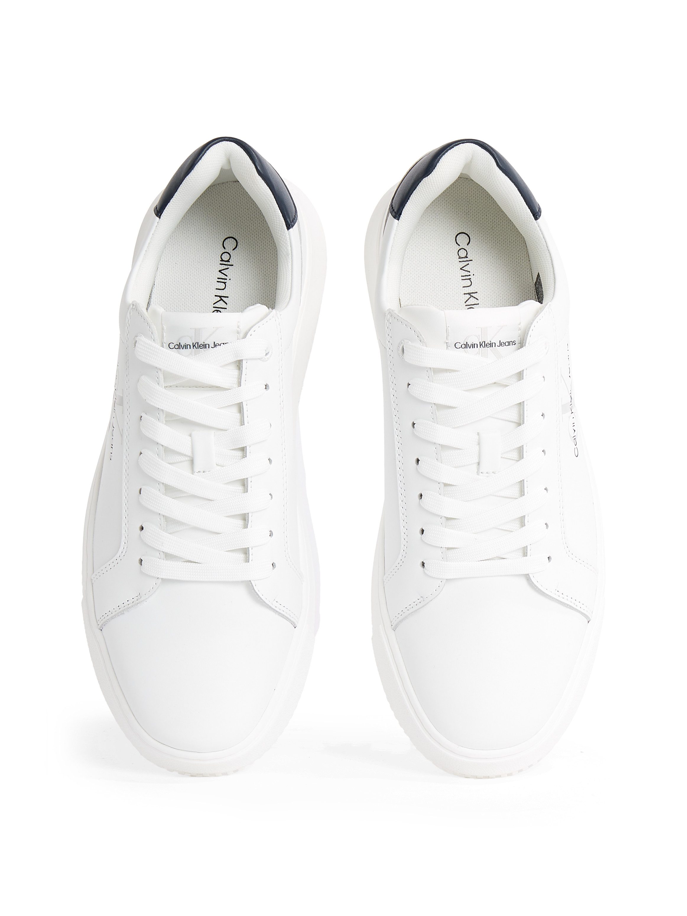 Calvin Klein Plateausneakers SEAMUS 20L vrijetijdsschoen, lage schoen, veterschoen met contrast bies