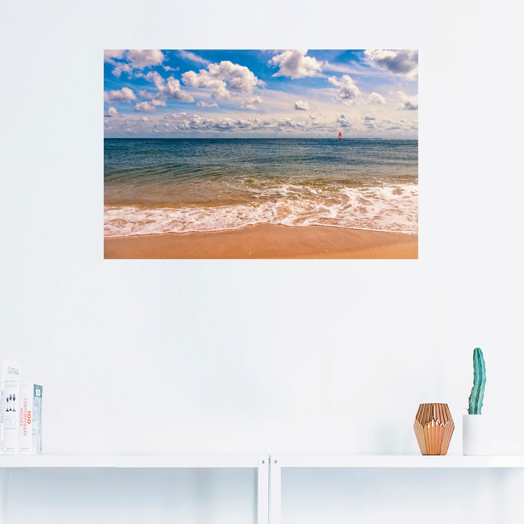 Artland Artprint Strandimpressies Hörnum Sylt als poster, muursticker in verschillende maten
