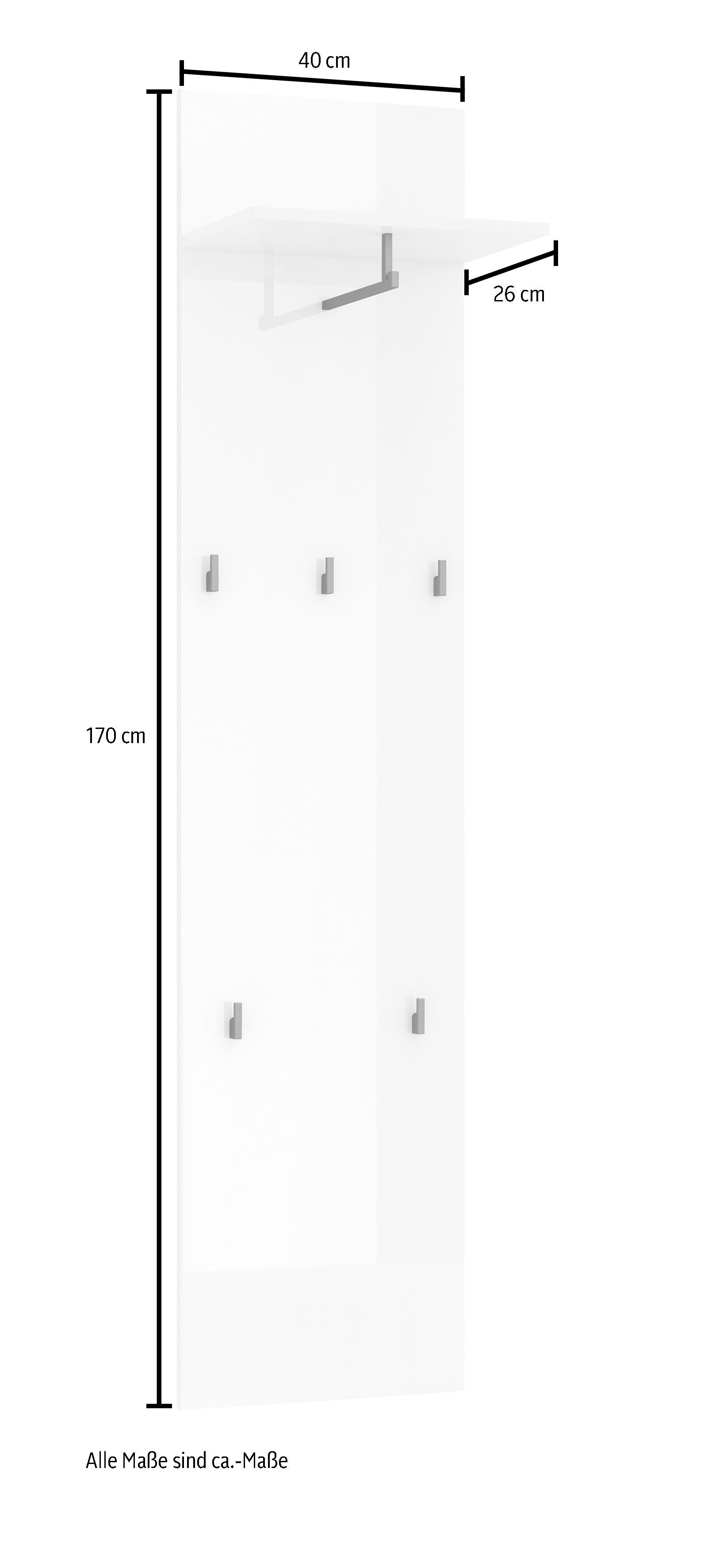 INOSIGN Kapstokpaneel (1 stuk)