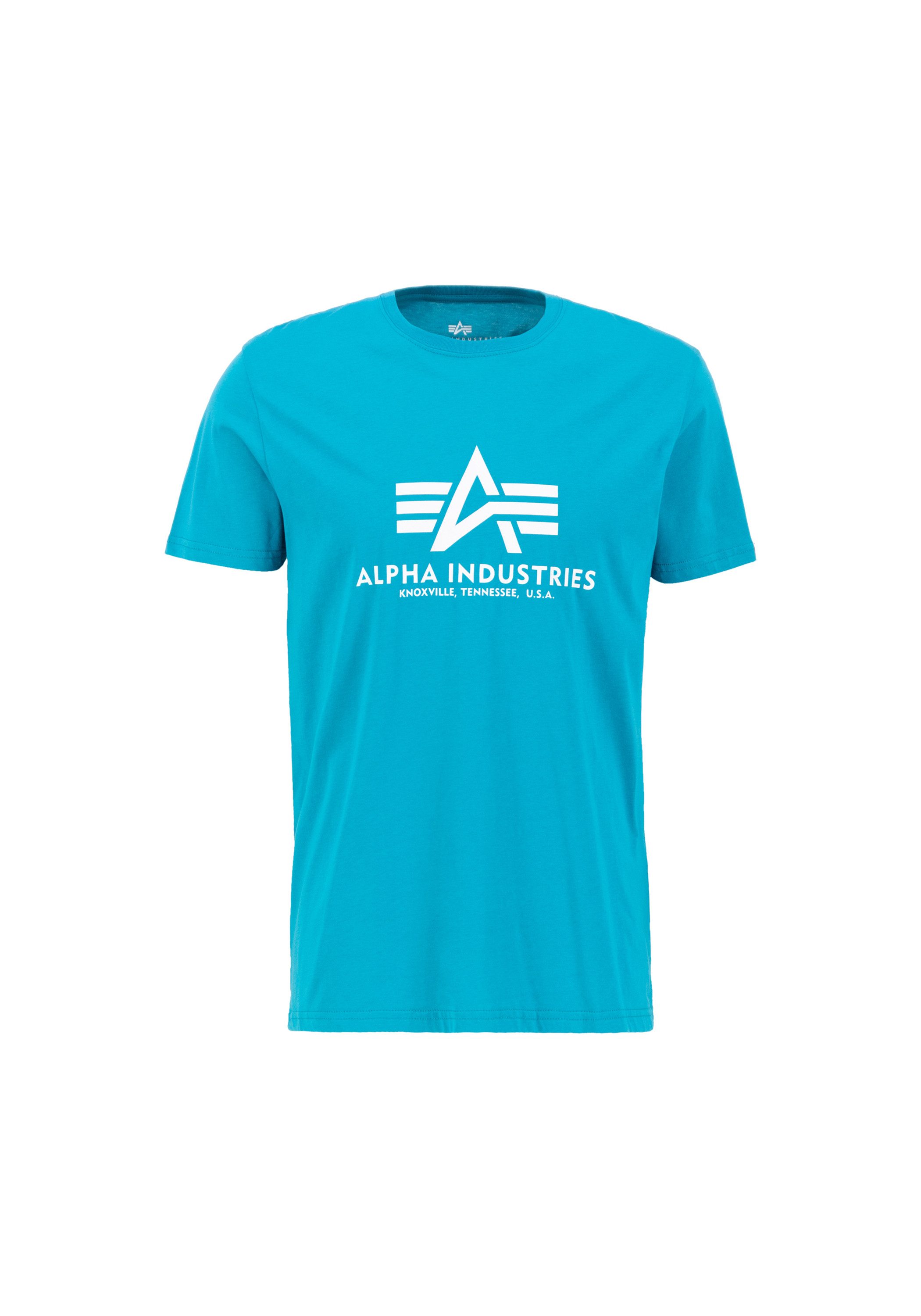 Alpha Industries T-shirt Alpha Industries Men - T-Shirts Basic T-Shirt BL heren t-shirts maat L blauw