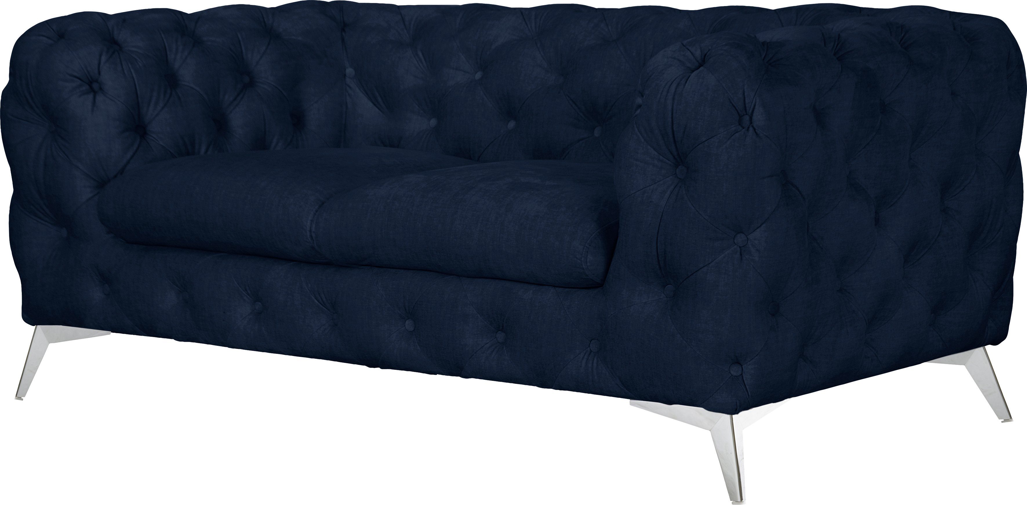 Leonique Chesterfield-bank Glynis luxueuze capitonnage, moderne chesterfield look, kleur van de poten ter keuze