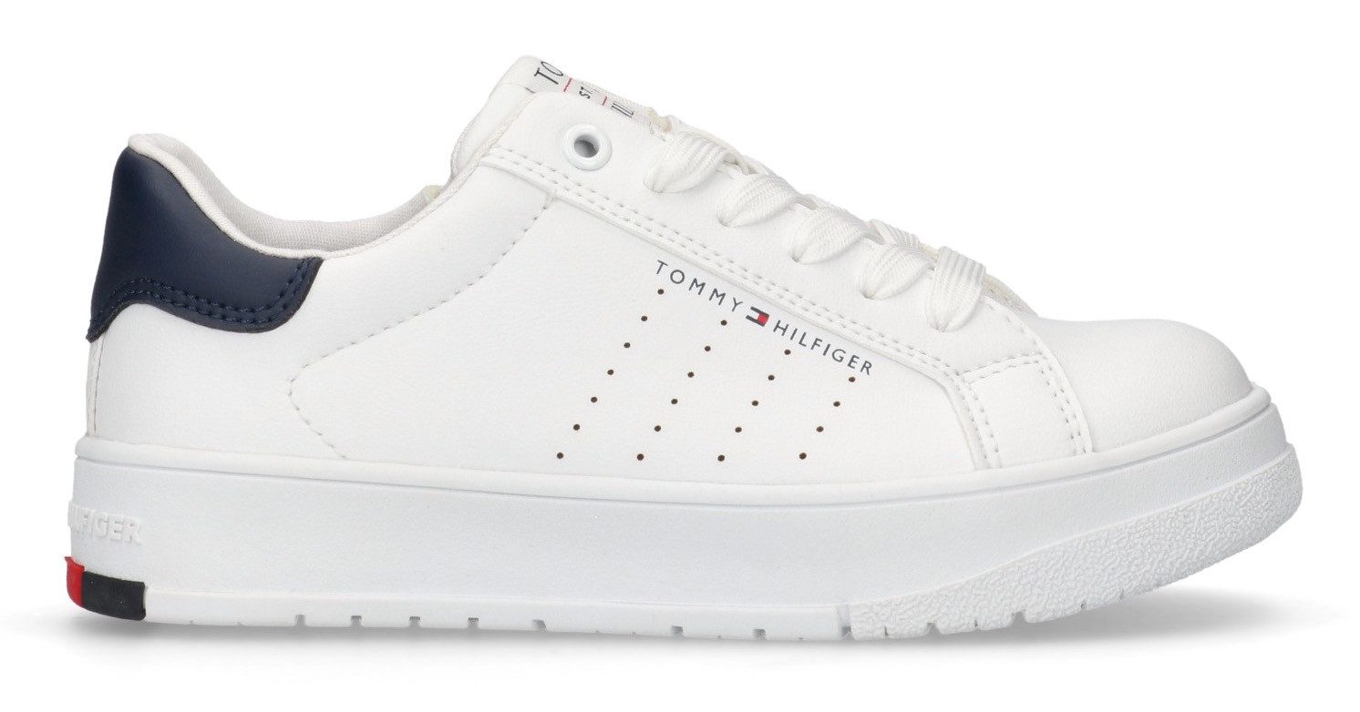 Tommy Hilfiger Plateausneakers , veterschoenen, plateausneaker met veters