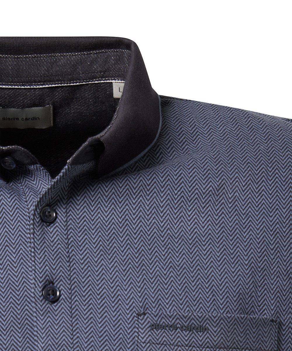 Pierre Cardin Poloshirt met lange mouwen
