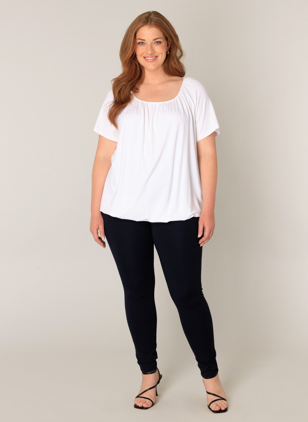 Base Level Curvy Ballonshirt Yoni Elastische zoom