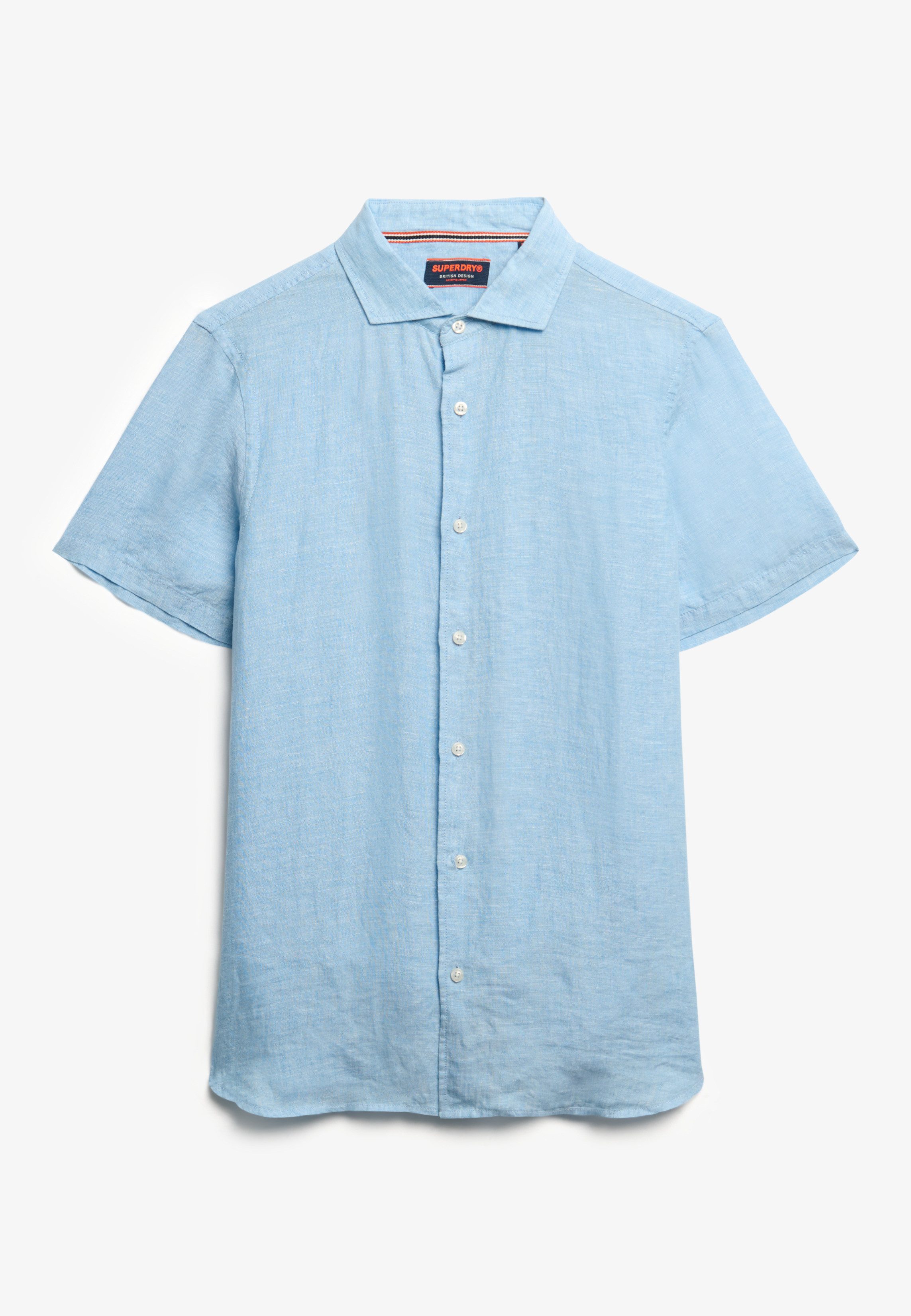 Superdry Overhemd met korte mouwen VACATION LINEN S/S SHIRT