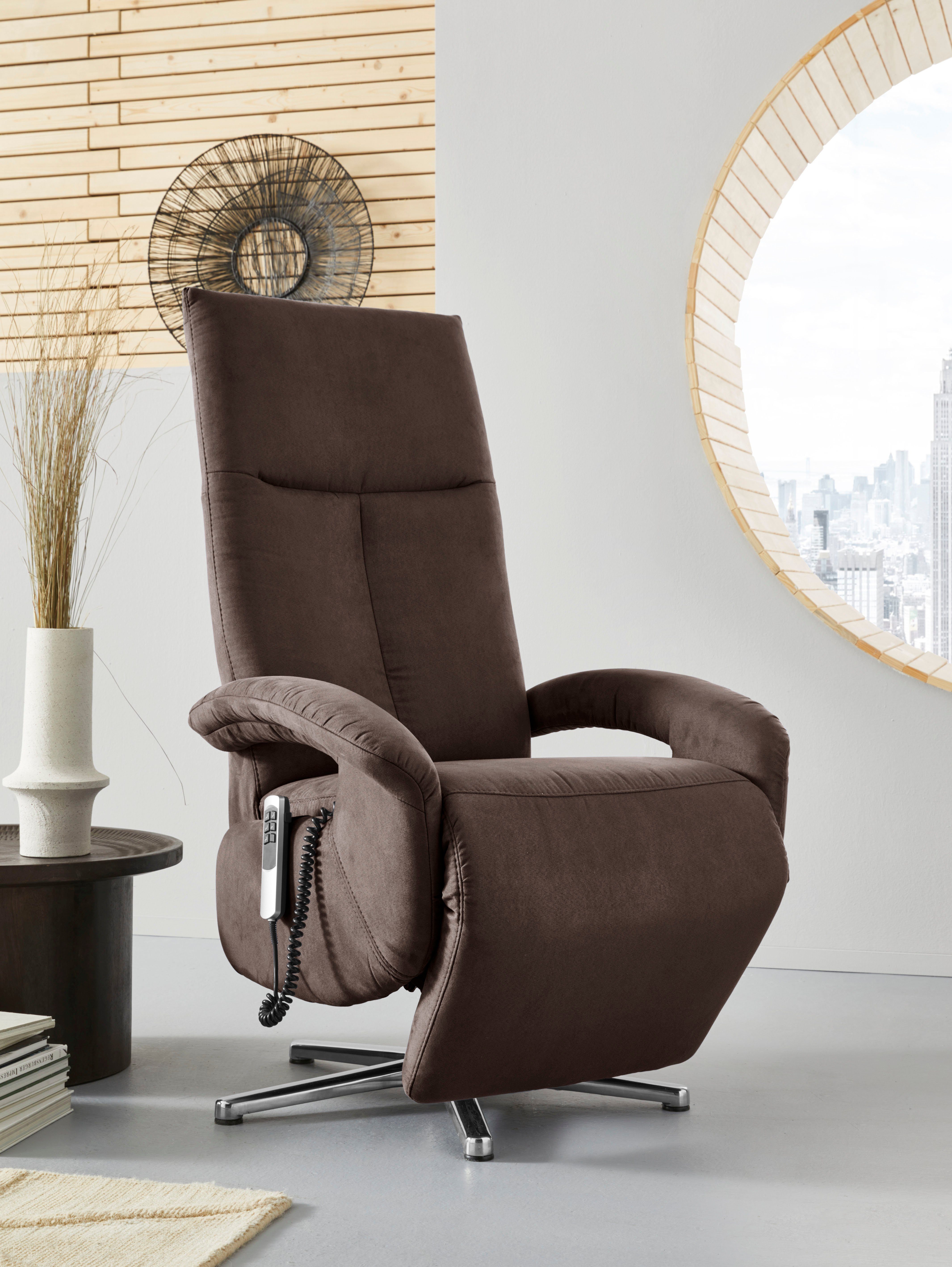 Places of Style Relaxfauteuil Tycoon naar keuze handmatig, met twee motoren of met twee motoren en a