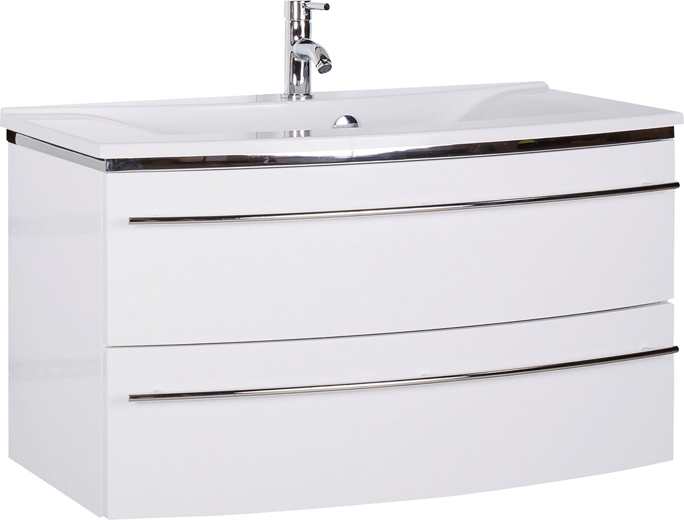 MARLIN Wastafelonderkast 3040 breedte 92,4 cm wastafelmeubels wit