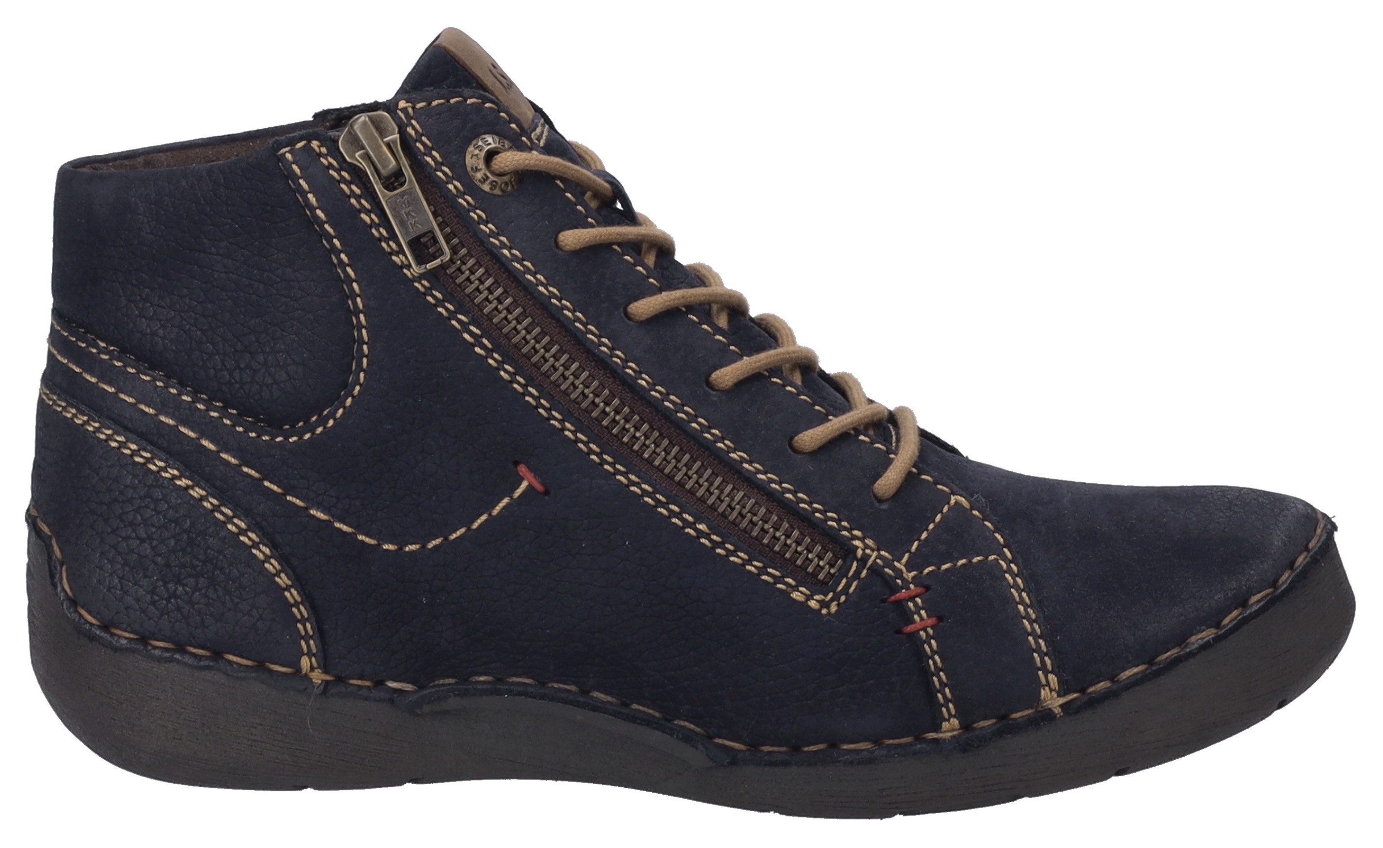 Josef Seibel Veterlaarsjes Fergey 67 Veterschoenen, winterlaarzen, comfortabele schoen met rits