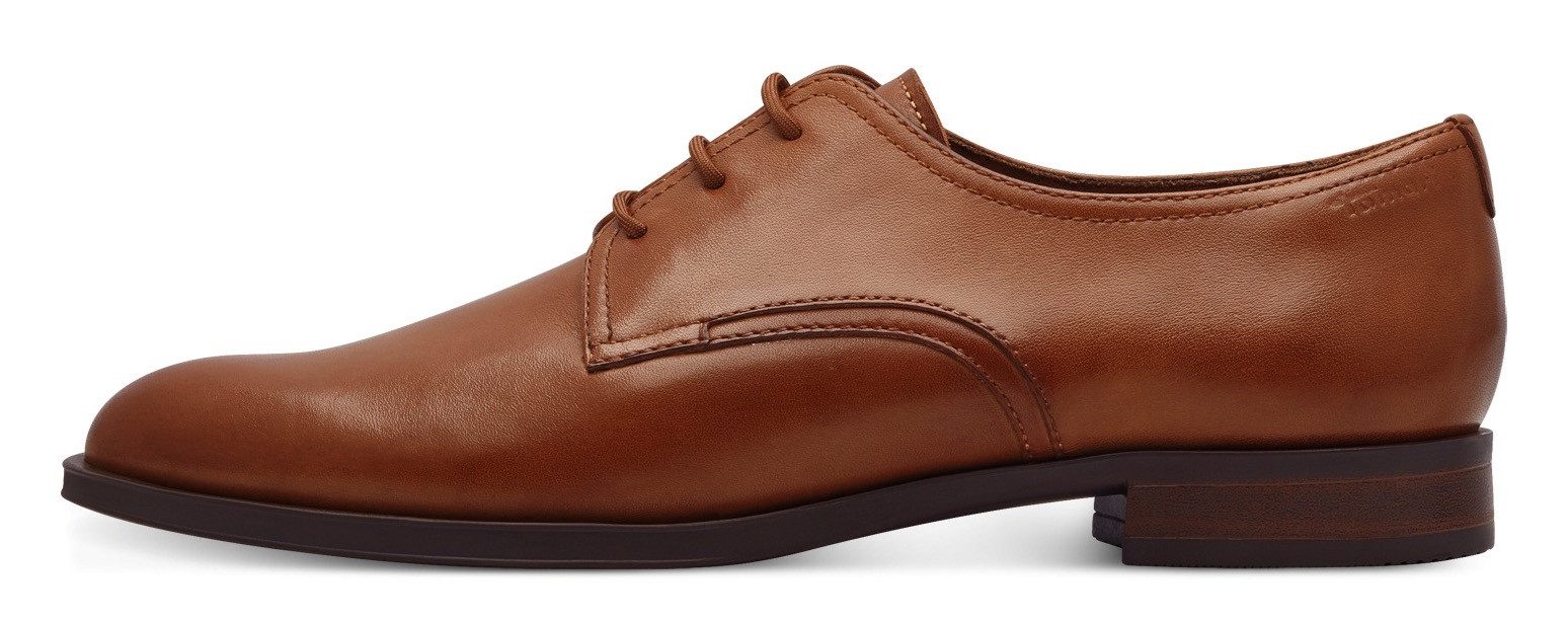 Tamaris Veterschoenen , blokhak, lage schoen, zakelijke schoen met sierstiksels