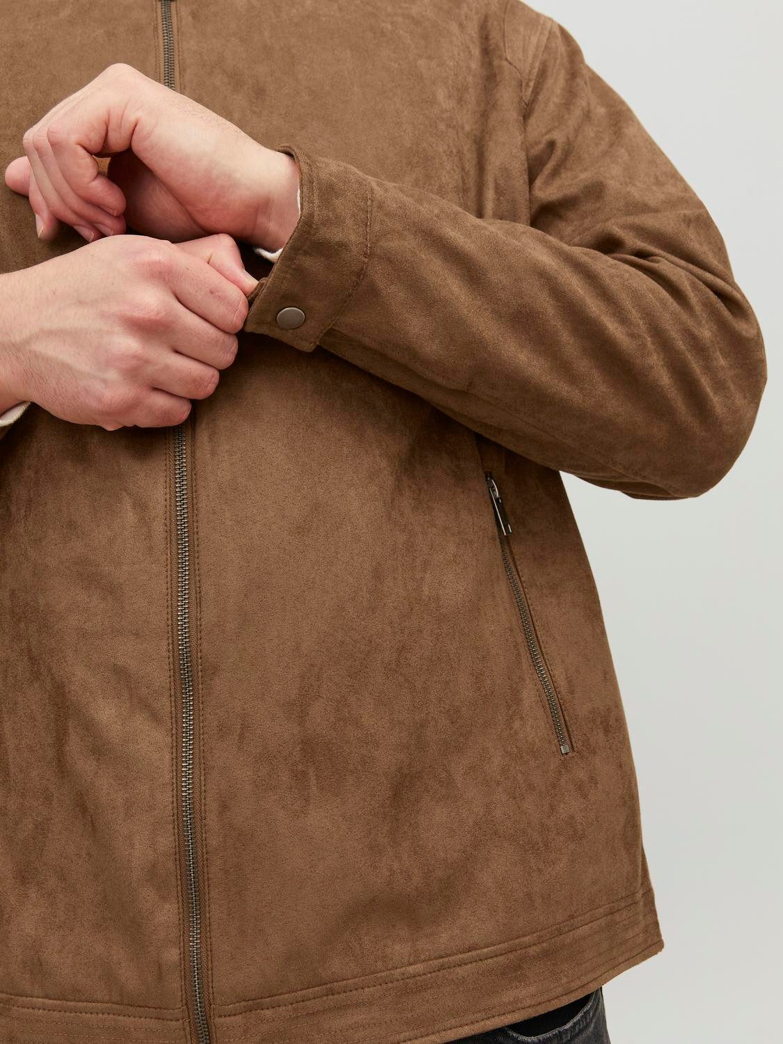 Jack & Jones PlusSize Bikerjack JJEROCKY CLEAN JACKET NOOS PLS