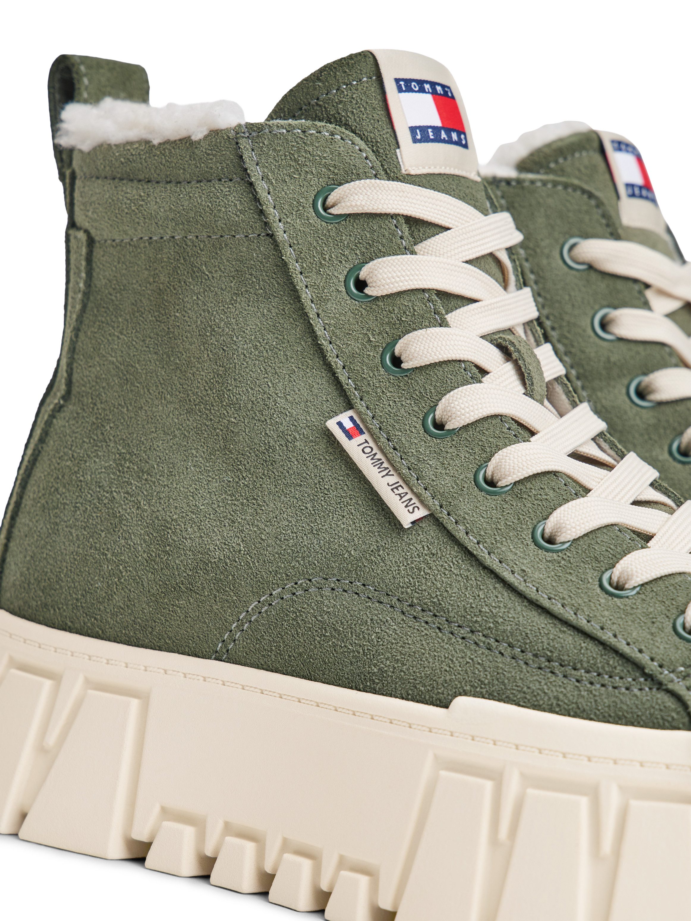 TOMMY JEANS Winterlaarzen TJW VULC FLATFORM SUEDE WL