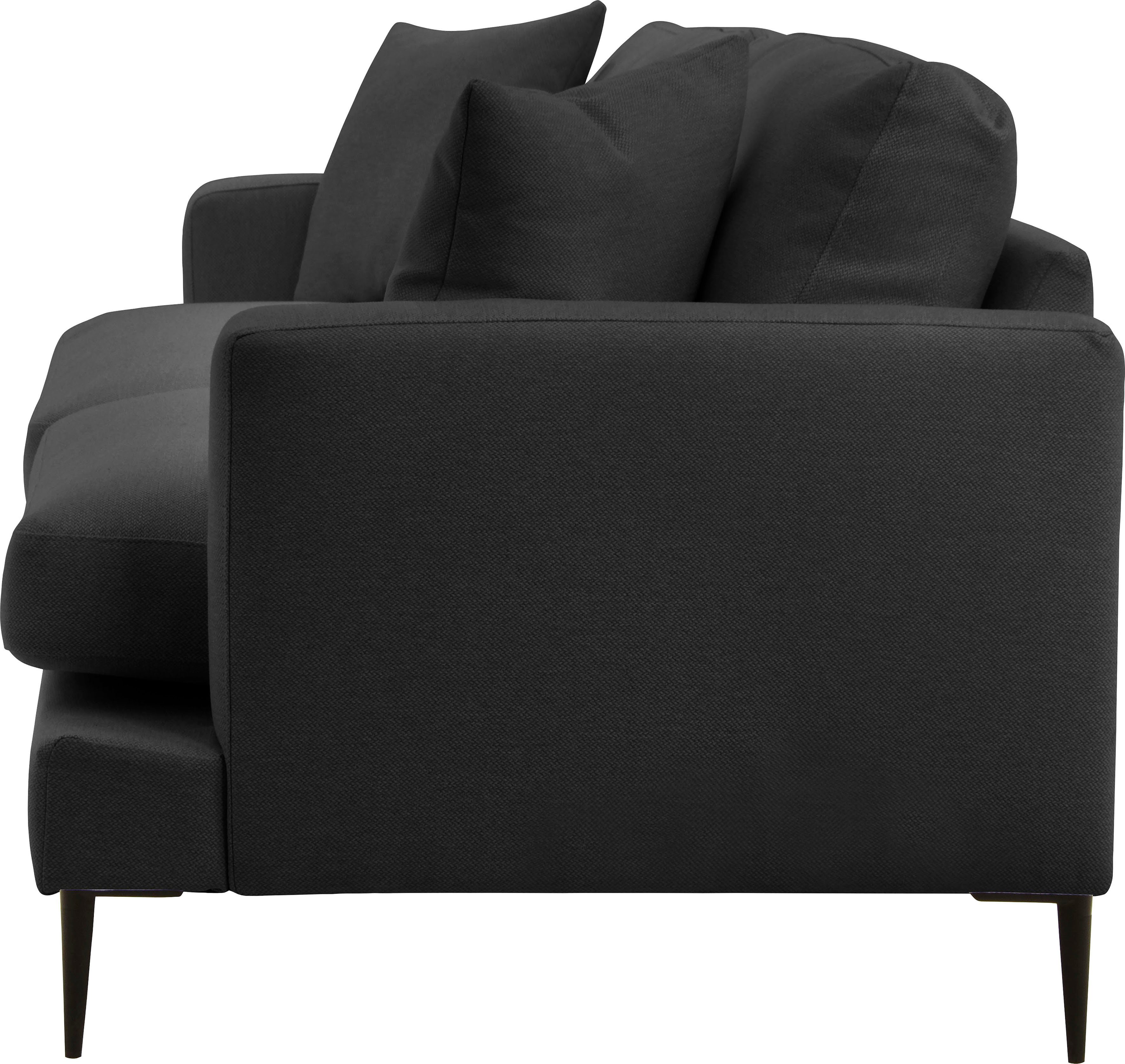 Leonique 3-zitsbank Cozy elegante designbank, afmetingen B/D/H: 211/97/80 cm