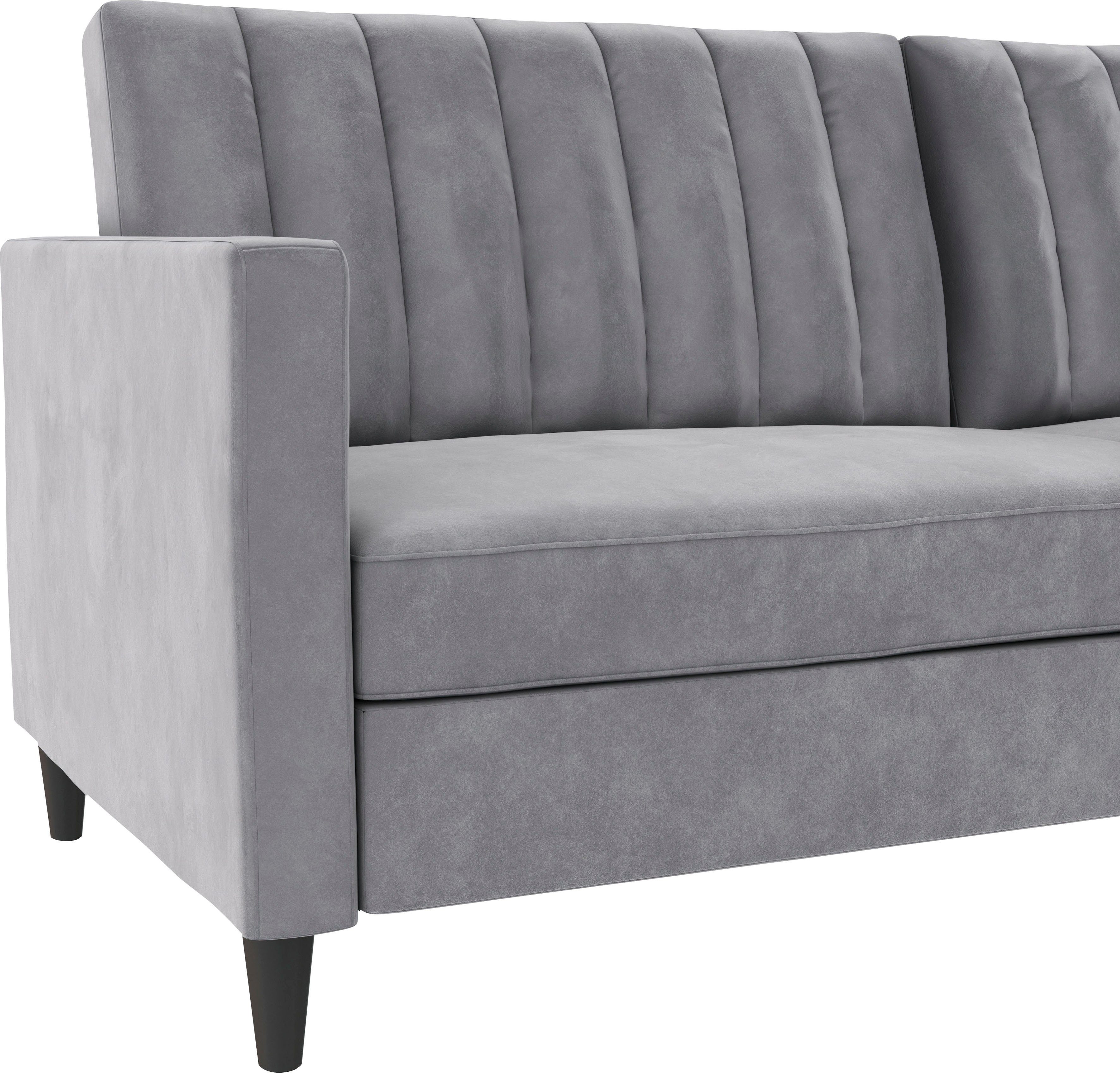 Dorel Home 3-zitsbank Celine Rugleuning 2-delig en 3-voudig verstelbaar, zithoogte 43 cm