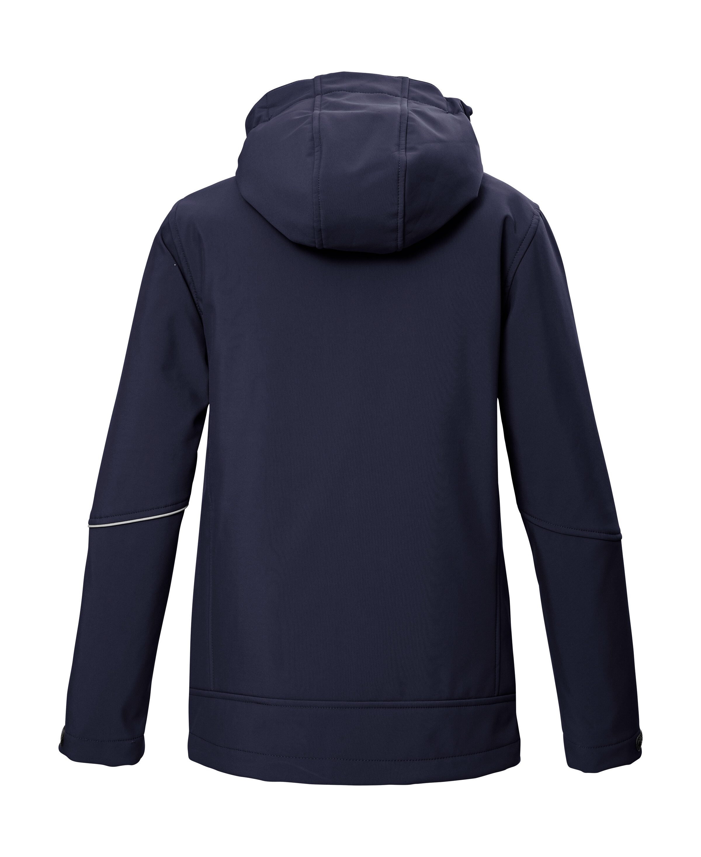 Killtec Softshell-jack KOW 366 BYS SFTSHLL JCKT Waterafstotende softshelljack met fleece, capuchon en reflectoren
