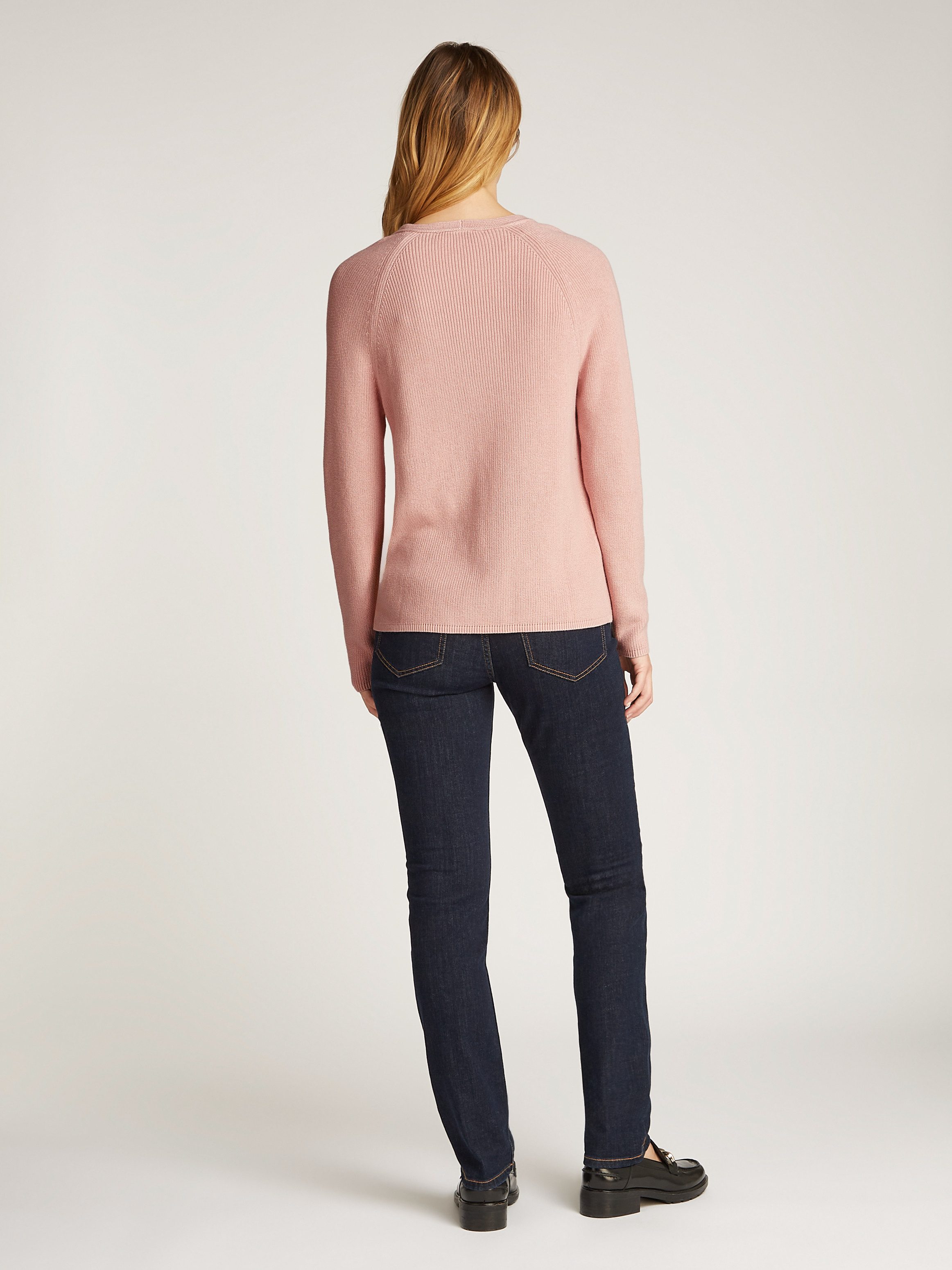Tommy Hilfiger Gebreide trui CO CARDI STITCH V-NK LS
