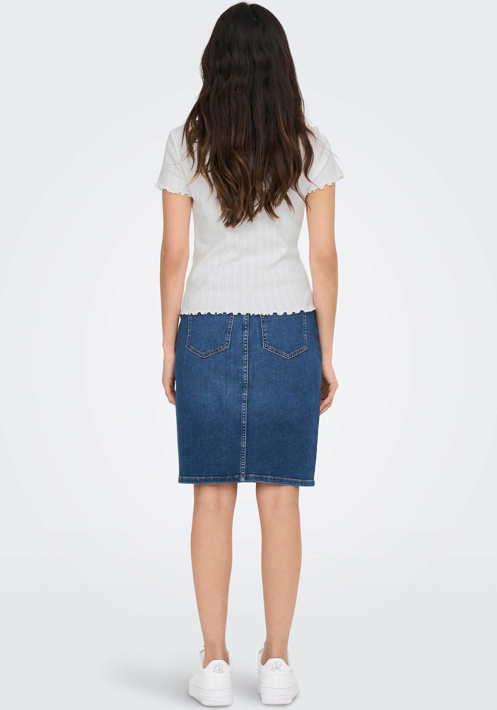 Only Shirt met korte mouwen ONLCARLOTTA S/S TOP JRS NOOS