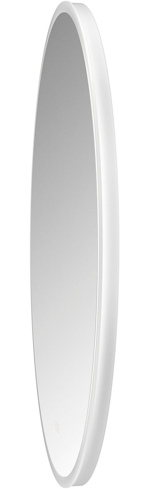 Loevschall Badspiegel Aalborg LED energiebesparende spiegel, rond, touchbediening, Touchpanel voor Lichtbediening, Verstelbare Spiegel, MultiWhite® (1 stuk)