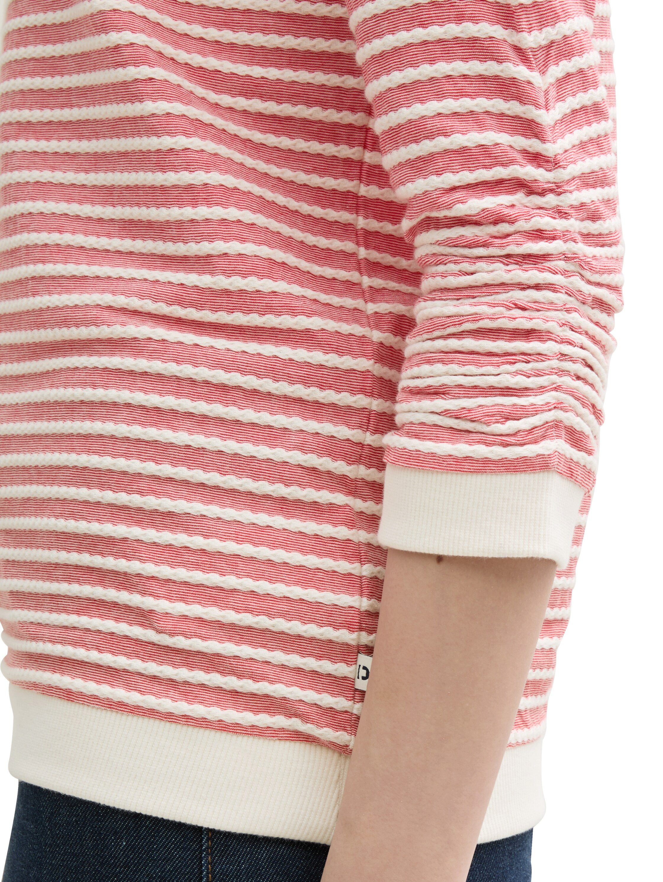 Tom Tailor Denim Sweatshirt met gestreepte look