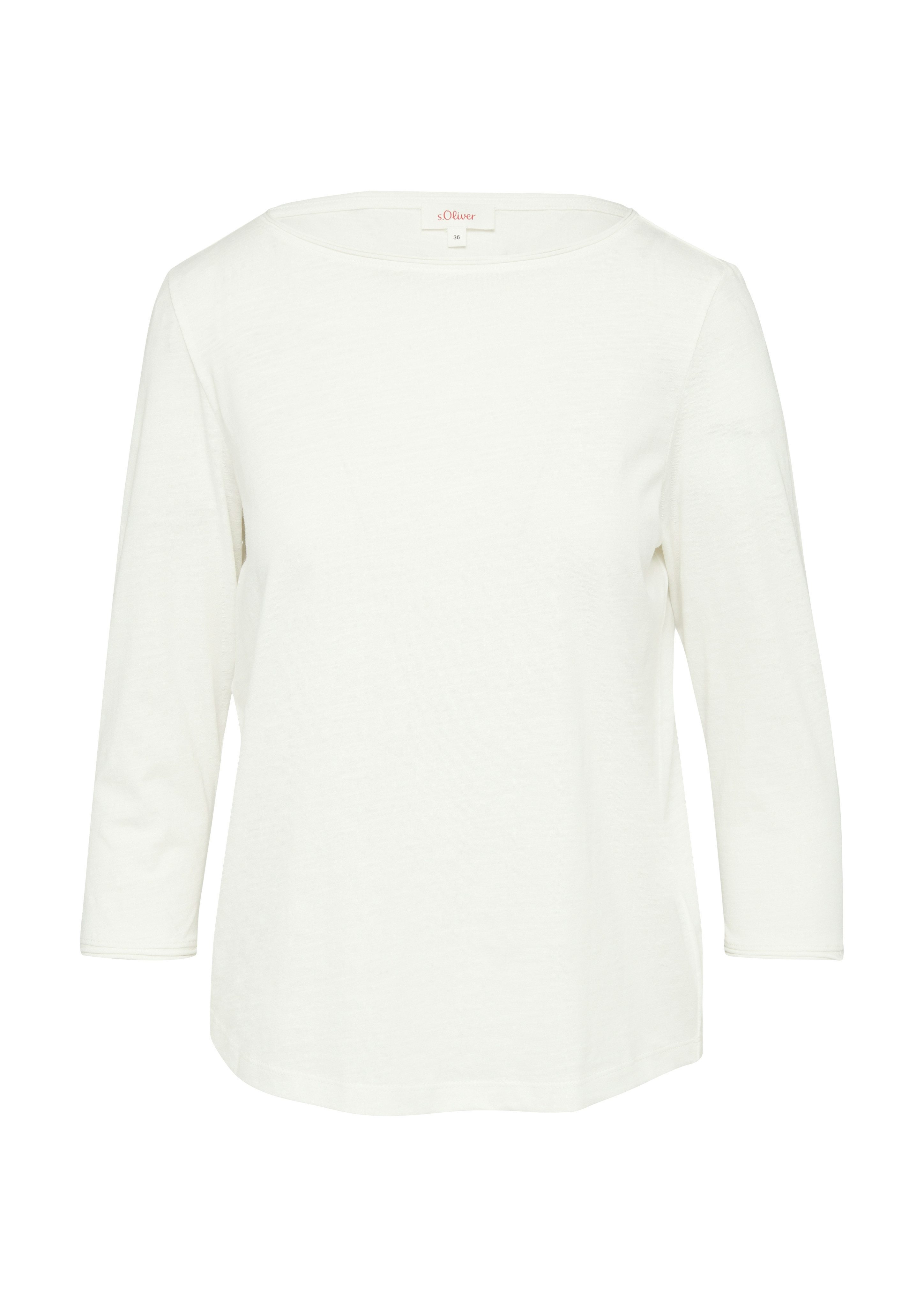 s.Oliver Shirt met lange mouwen van flammégaren