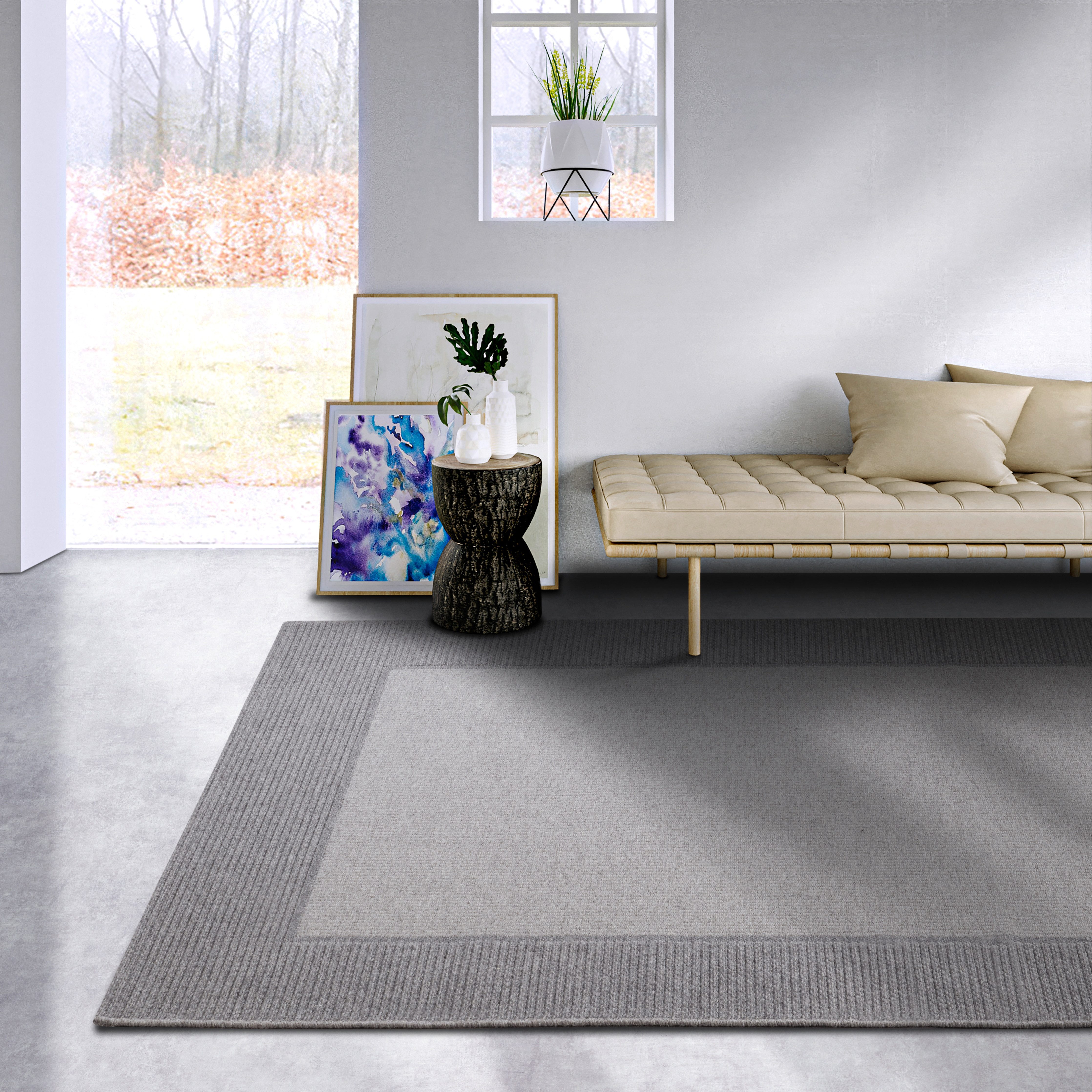 Villeroy & Boch Wollen kleed Johann Scheerwol, wol, natuur, woonkamer, slaapkamer, boho, scandi