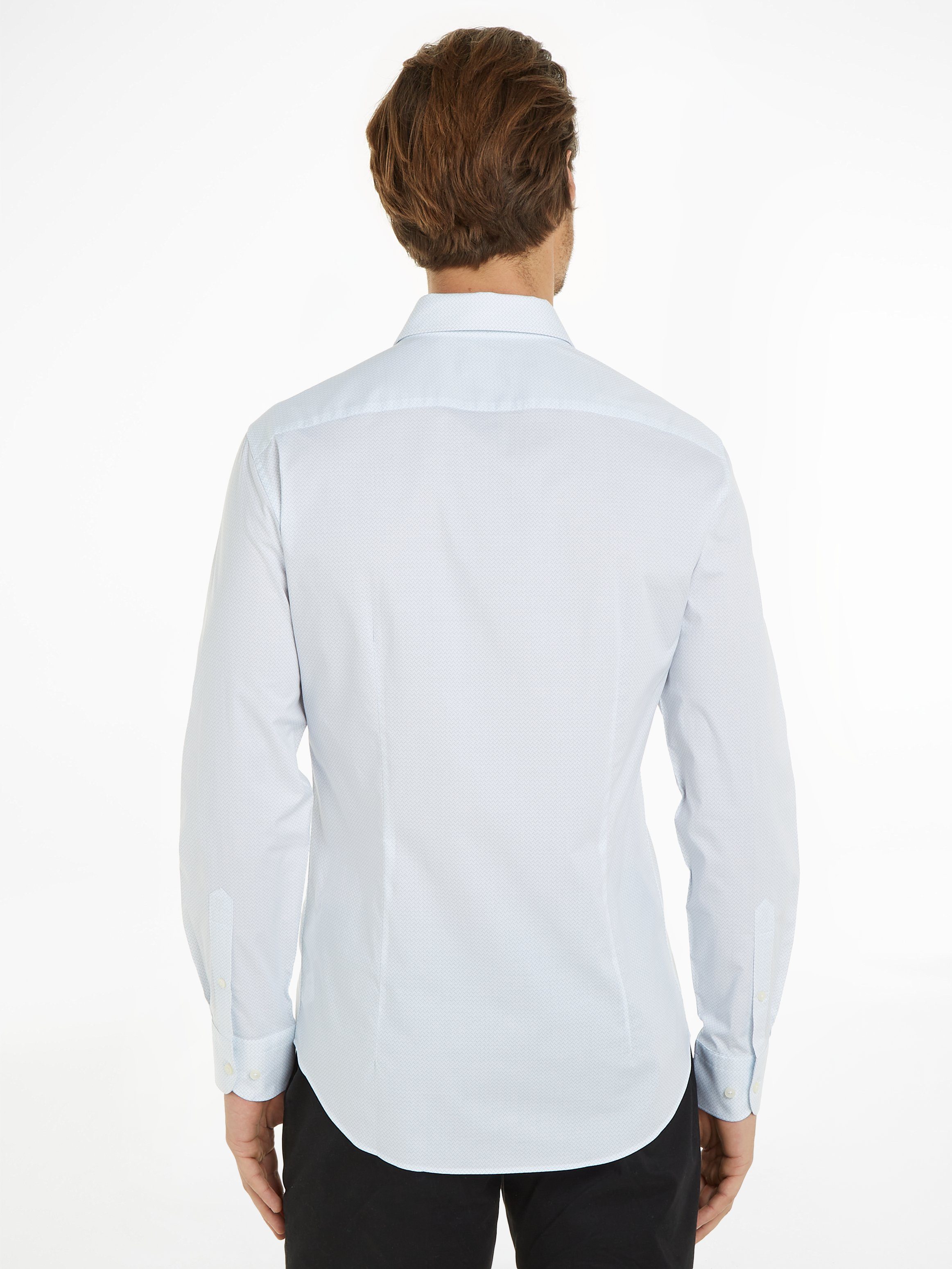 Tommy Hilfiger Businessoverhemd CL STRETCH MICRO PRINT SF SHIRT