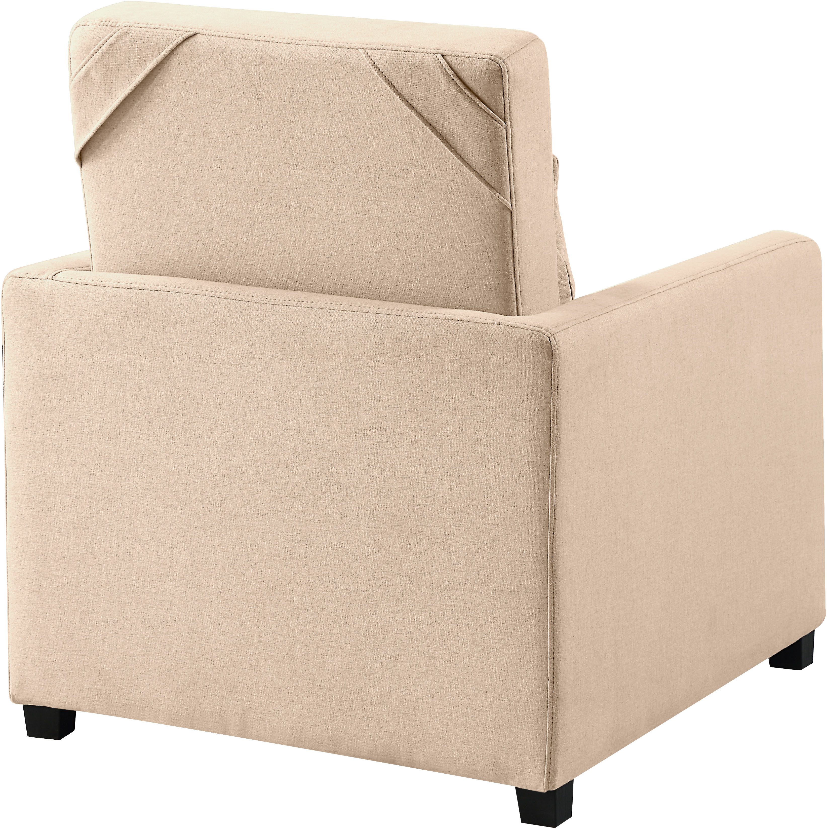 ATLANTIC home collection Relaxfauteuil Jerry met slaapfunctie, als logeerbed en inclusief kussens