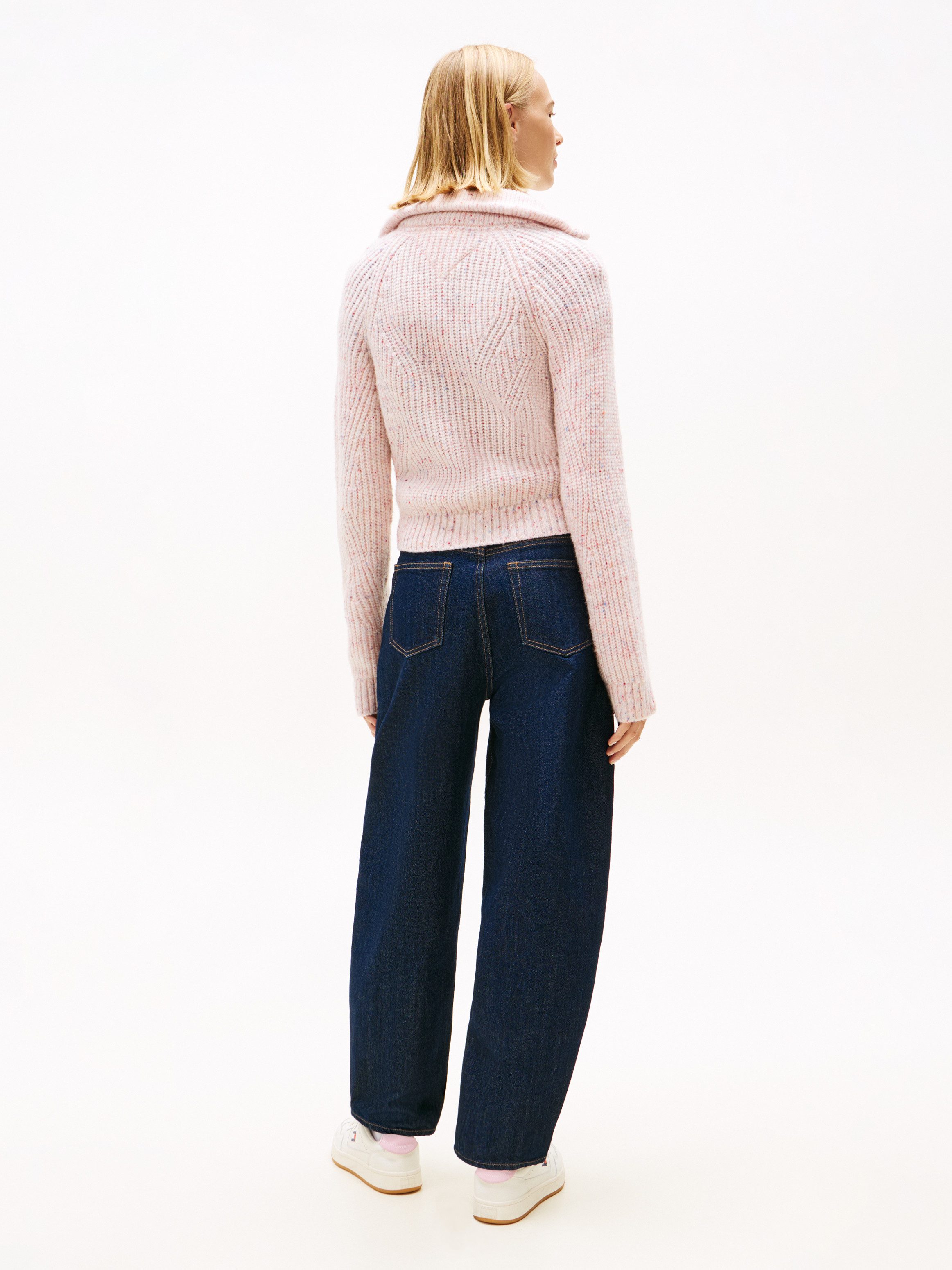 TOMMY JEANS Schipperstrui TJW NEP 1/4 ZIP SWEATER