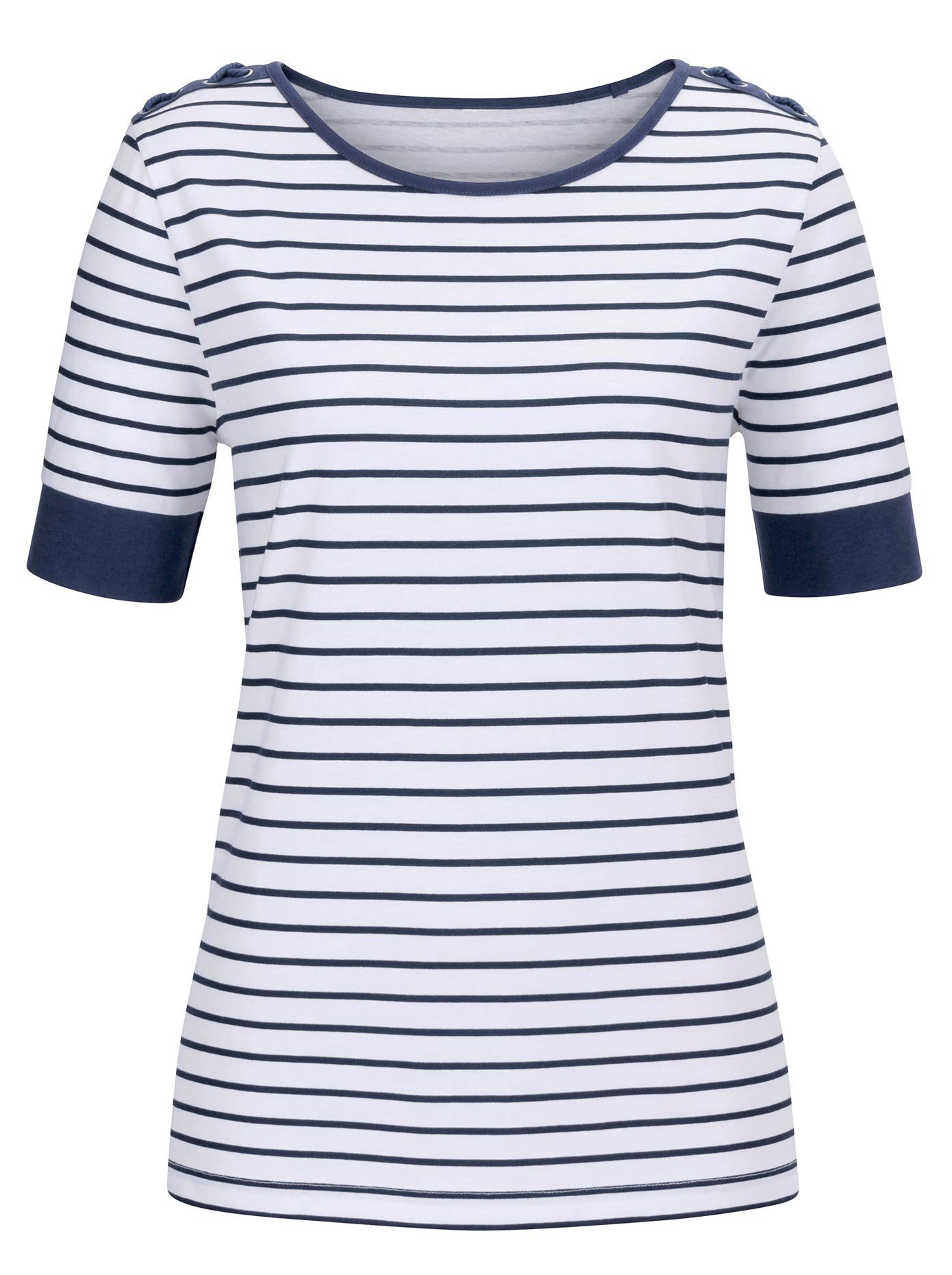 Classic Basics Shirt met ronde hals Shirt (1-delig)