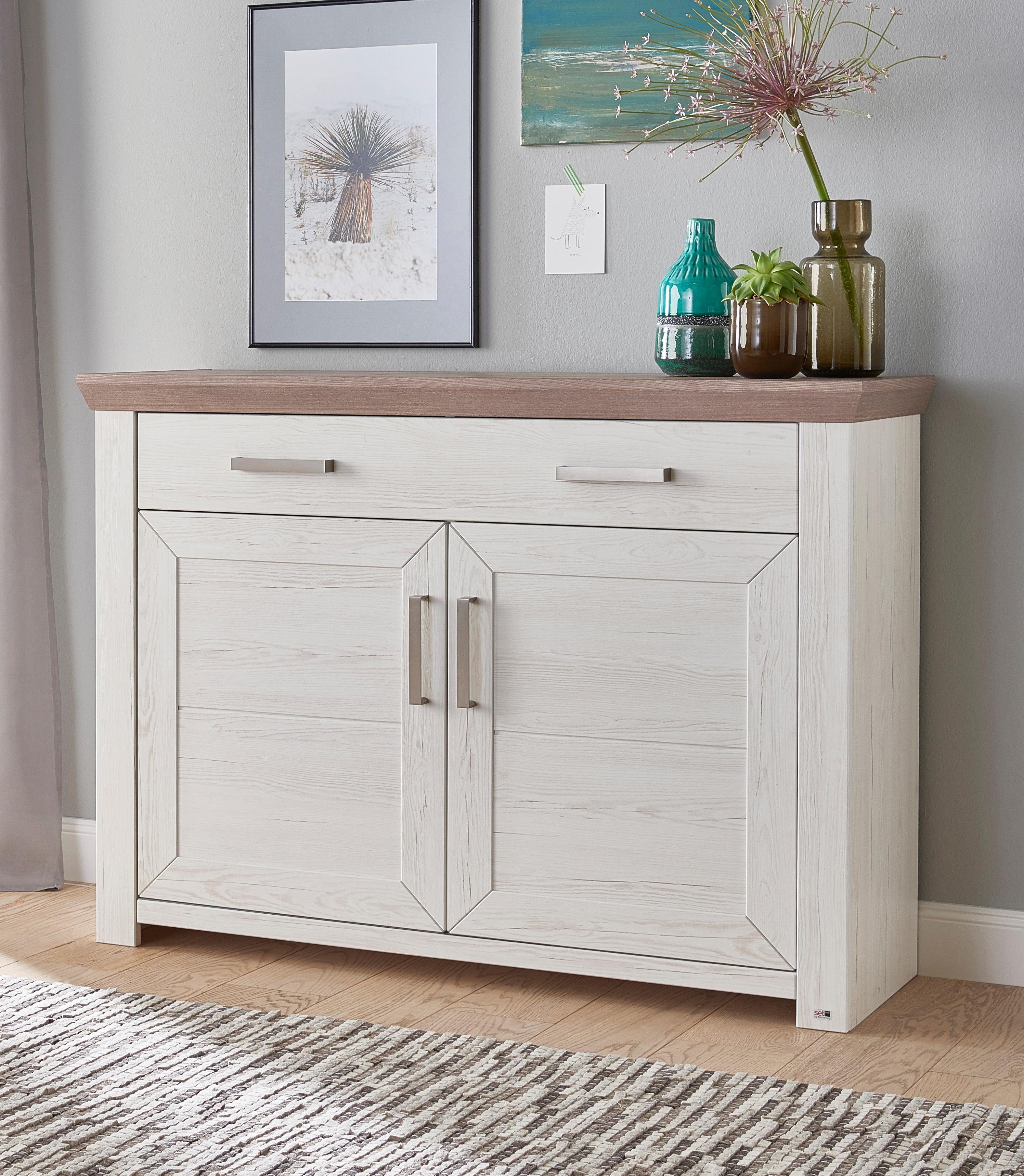 set one by Musterring Dressoir York Type 53, in 3 kleurvarianten verkrijgbaar, Landhuisstijl, Afmetingen 129 x 95 cm