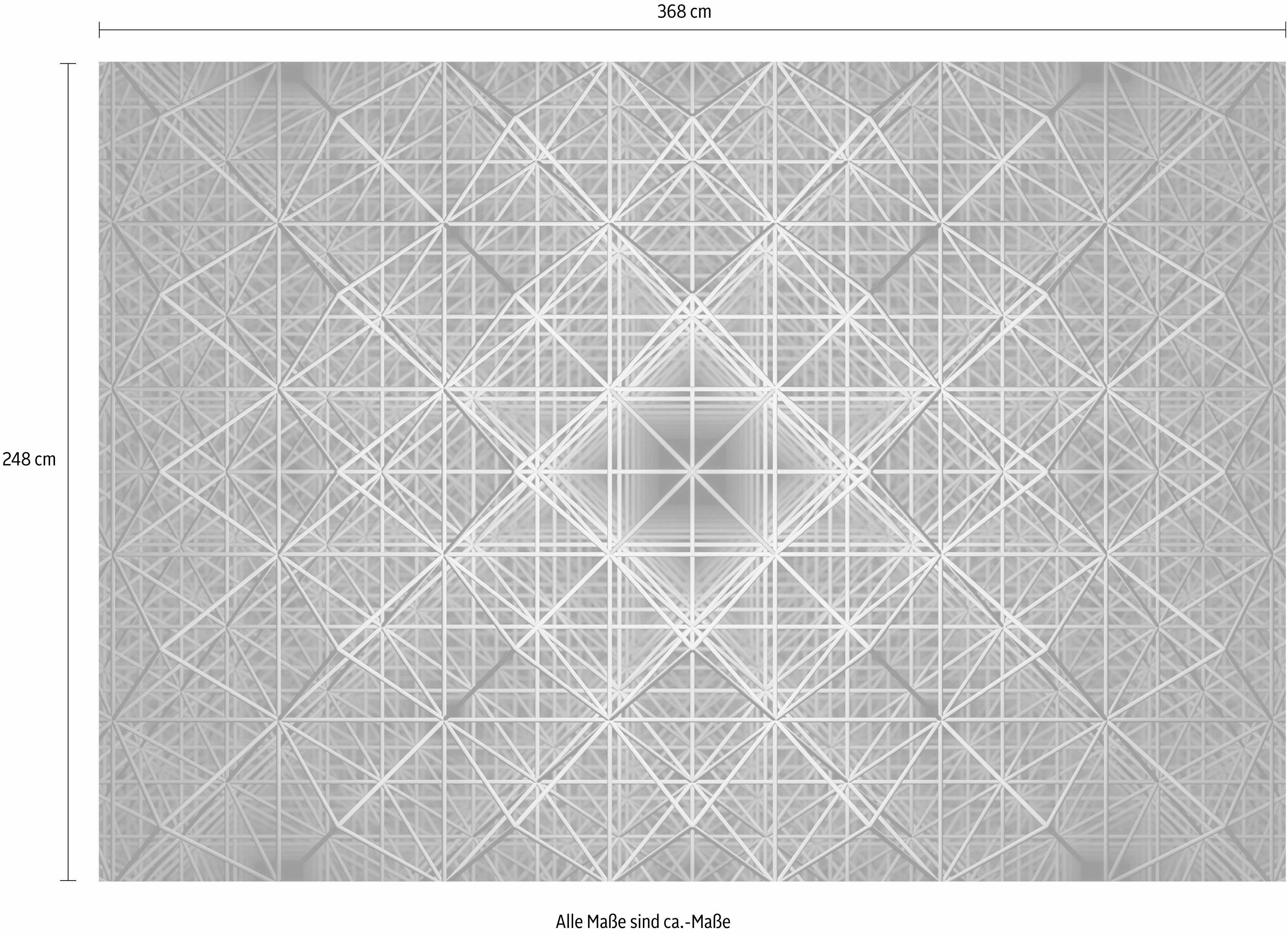 Komar Vliesbehang Vlies - Matrix - Afmeting 368 x 248 cm