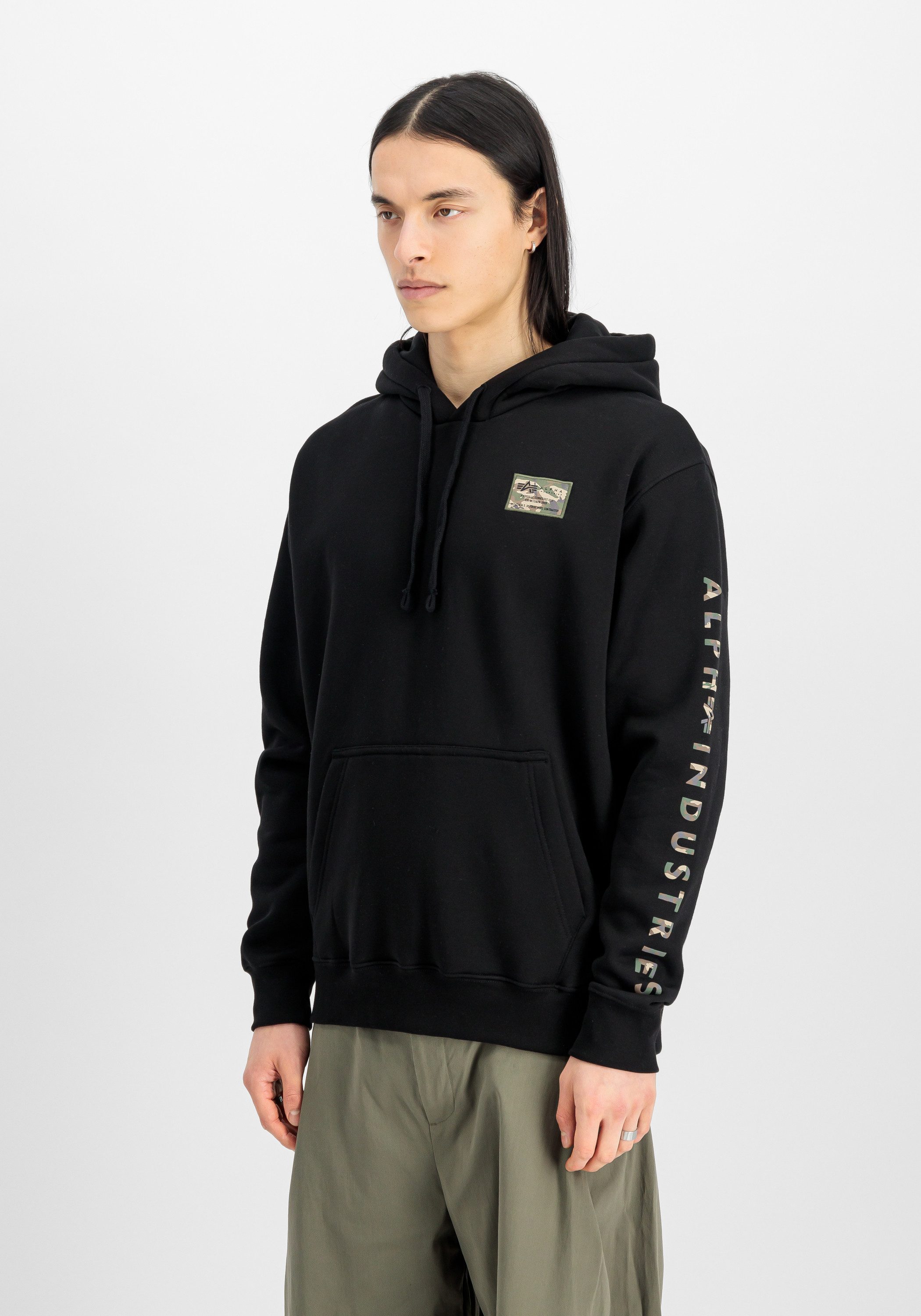 Alpha Industries Hoodie Camo Sleeve Hoodie