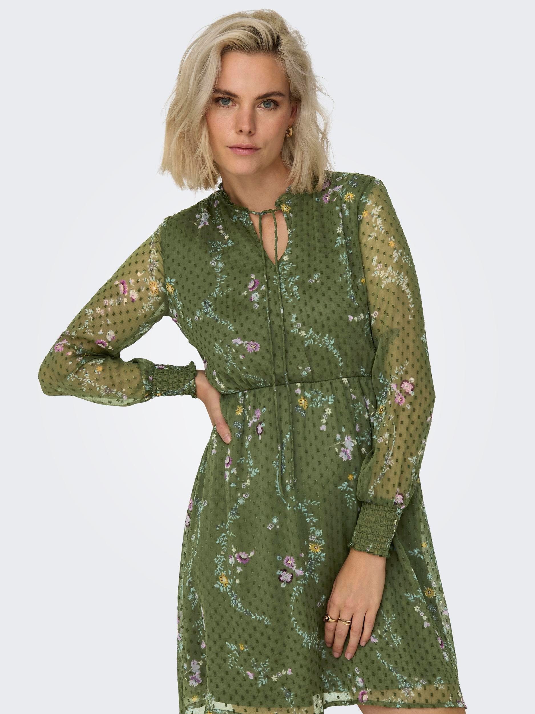 Only Mini-jurk ONLAIDA ELISA LS DRESS WVN (#BEZUG!)