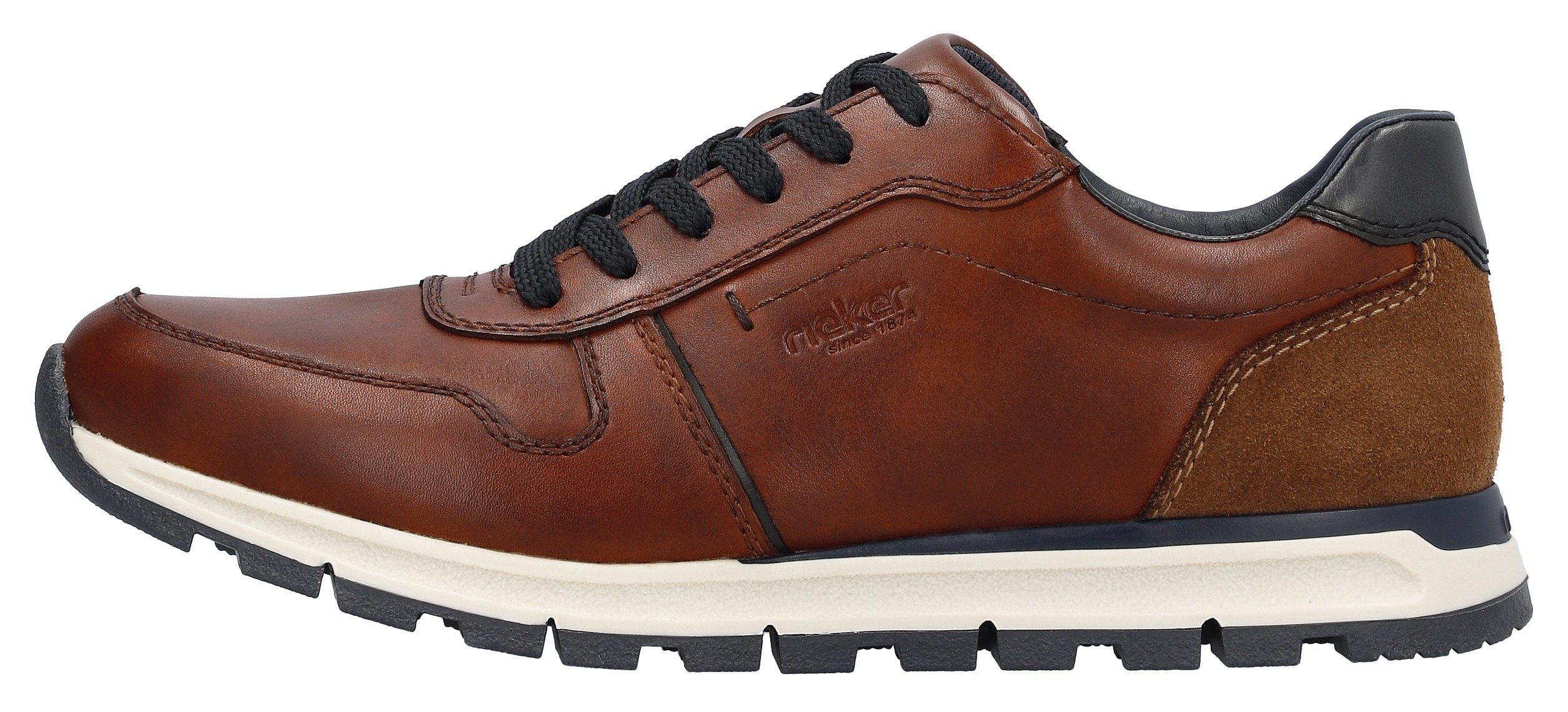 Rieker Sneakers met memocup binnenzool, vrijetijdsschoen, lage schoen, veterschoen