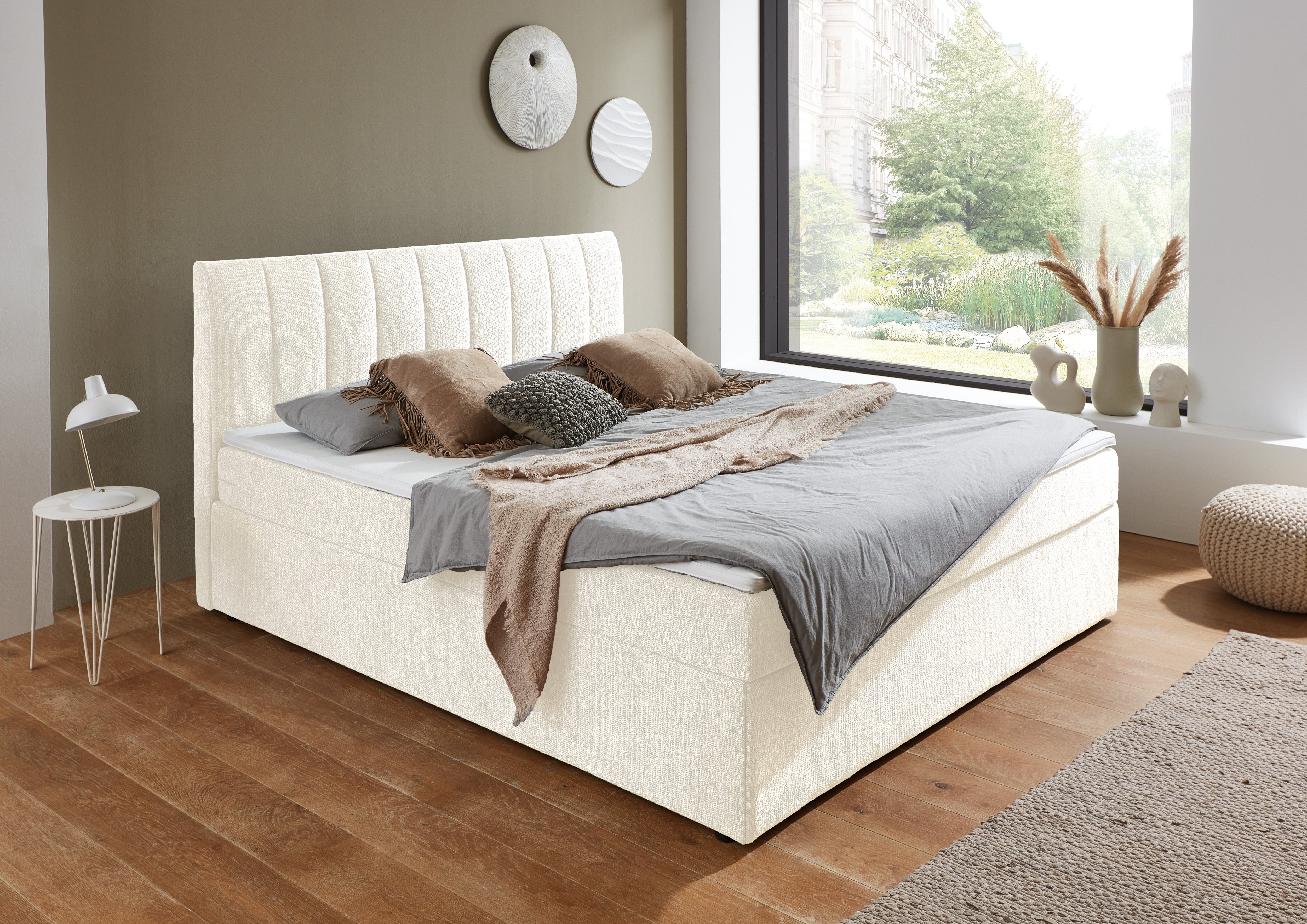 ATLANTIC home collection Boxspring Alva optioneel met matras en matrastopper