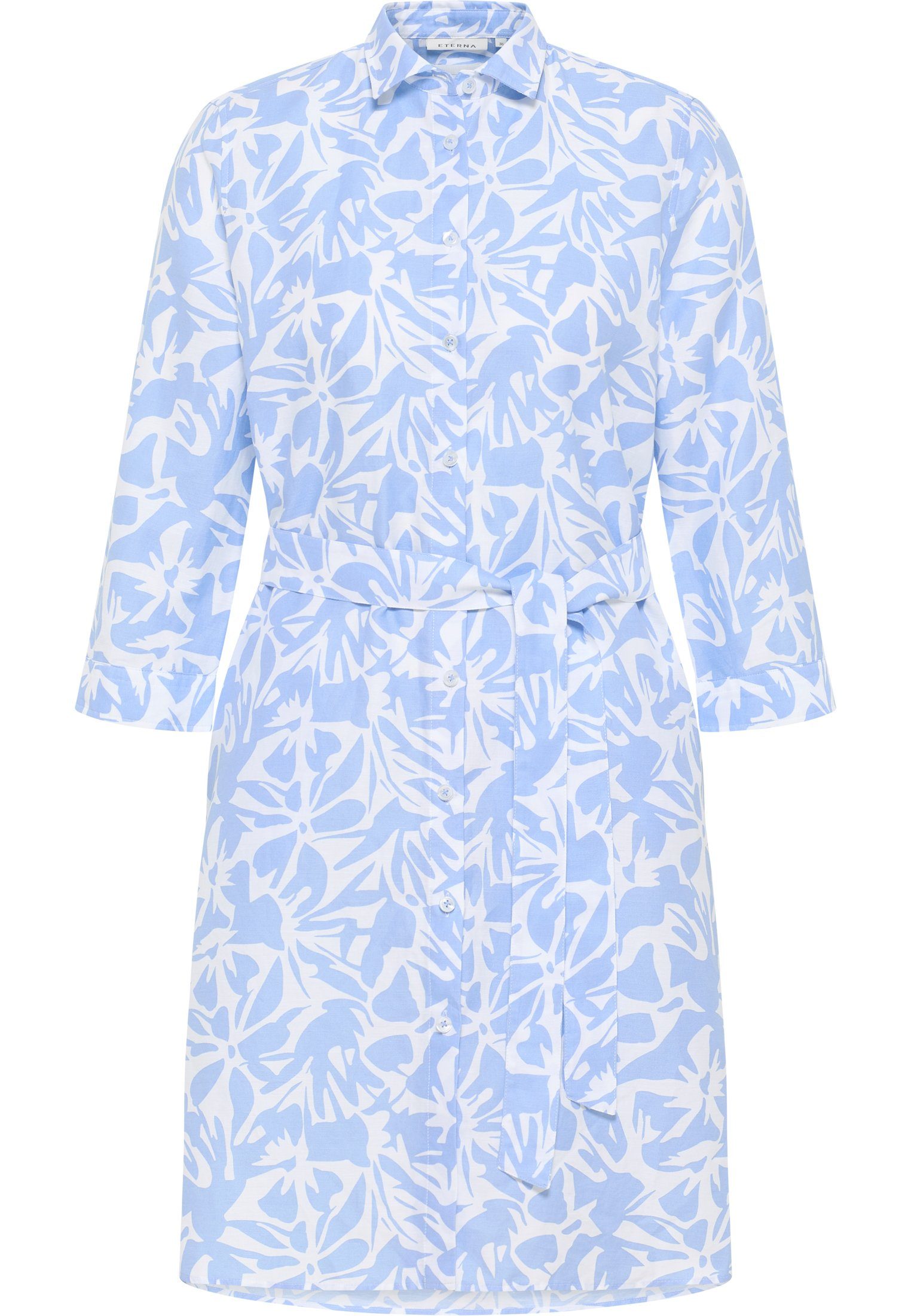 Eterna Jurk met overhemdkraag Loose fit