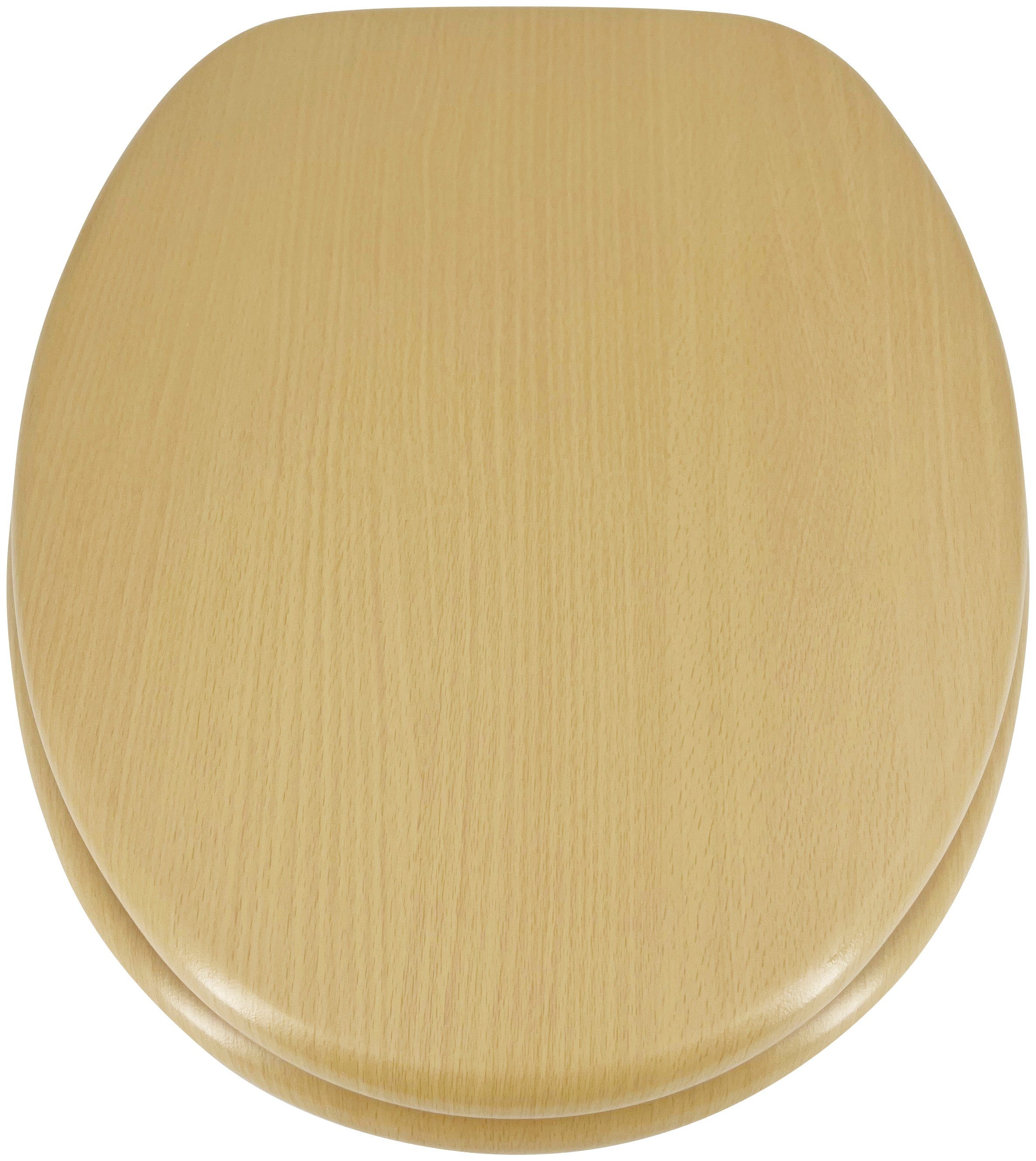 ADOB Toiletzitting Beuken wc-brillen beige
