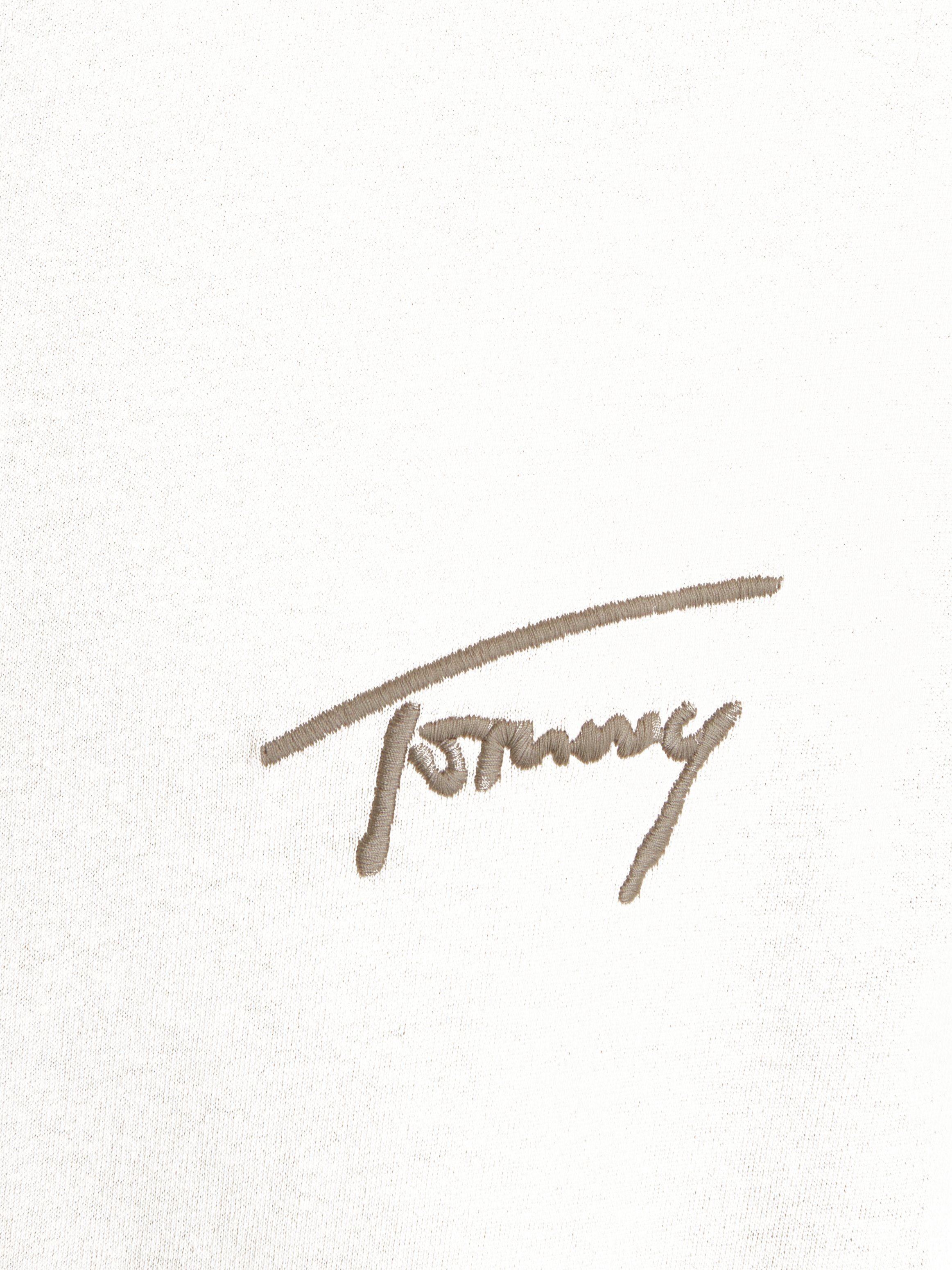 TOMMY JEANS T-shirt TJM REG SIGNATURE TEE EXT met geborduurd handtekening-logo