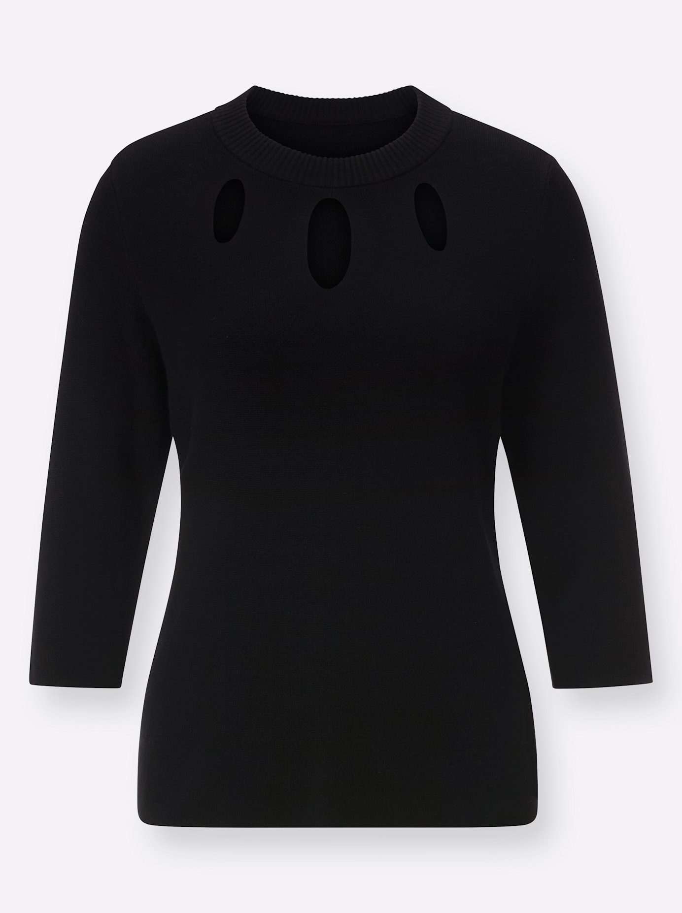 Classic Basics Trui met 3 4 mouwen Trui