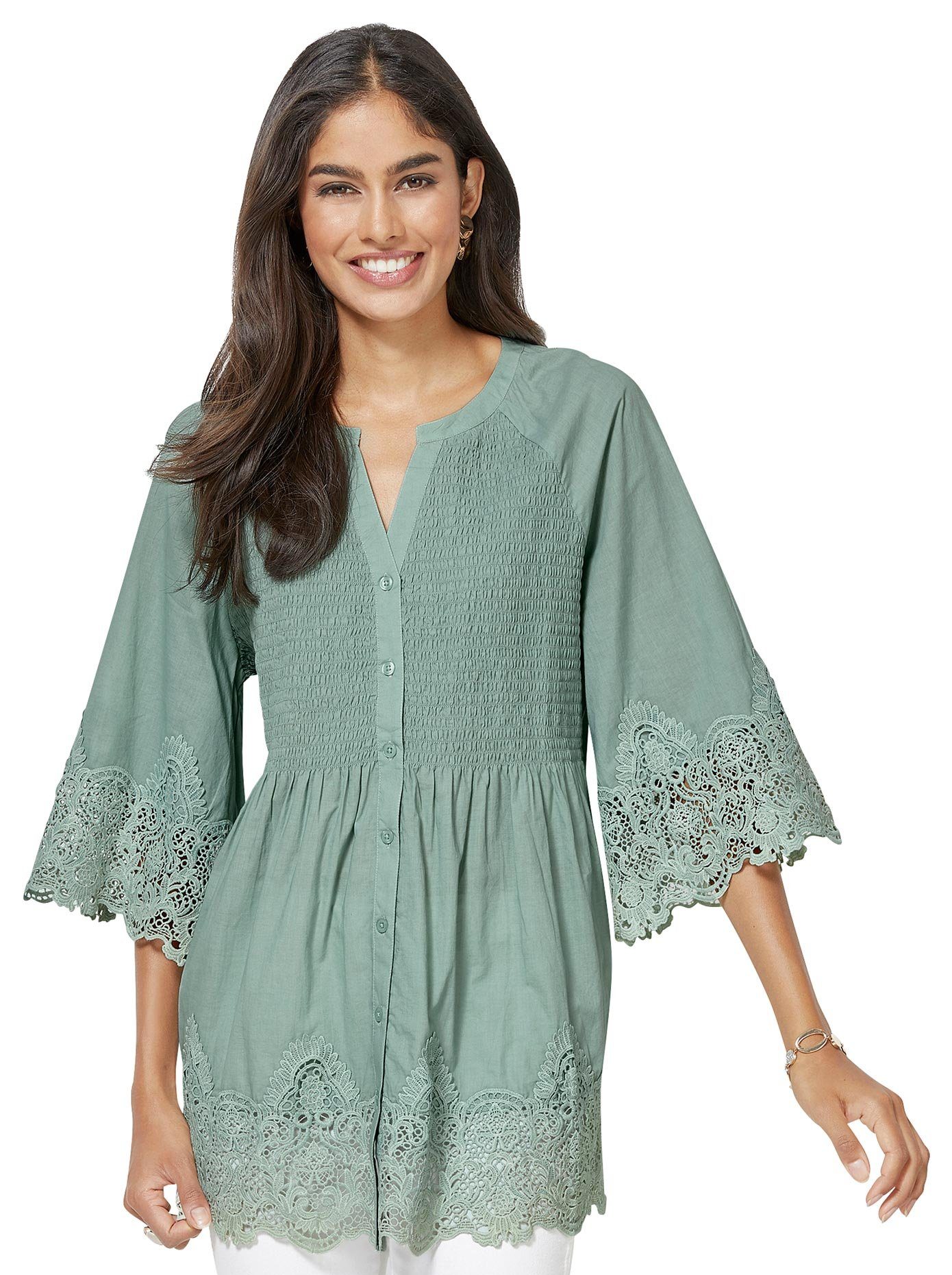 Alessa W. Kanten blouse