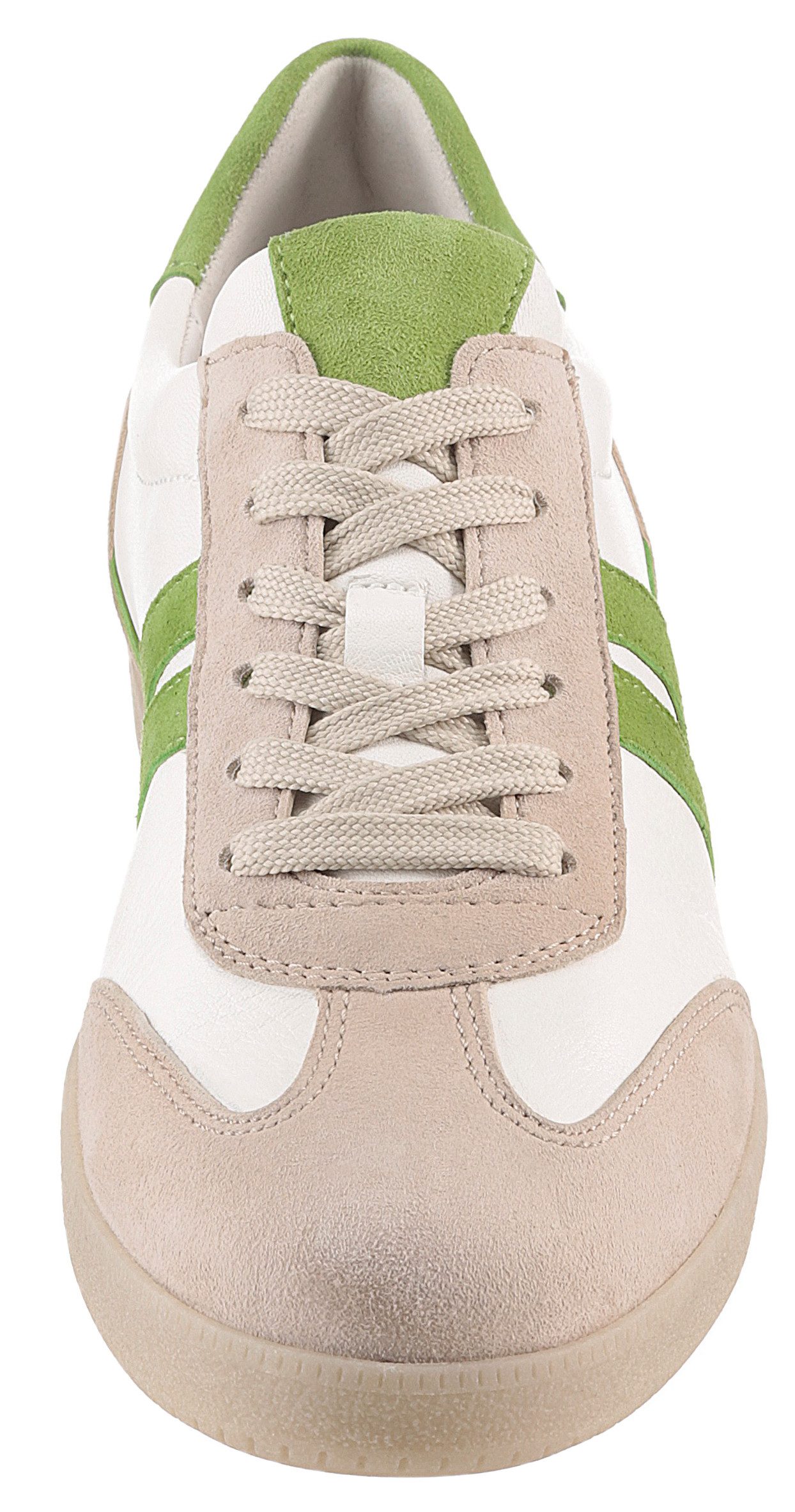 Gabor Plateausneakers , vrijetijdsschoen, halfschoen, veterschoen met gepolsterde schacht