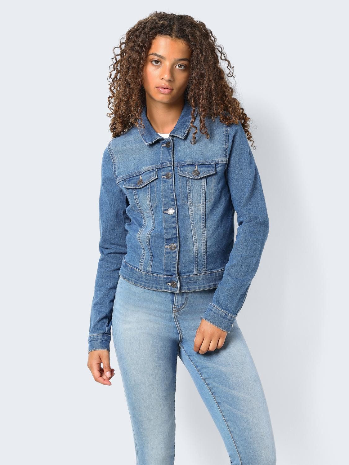 Noisy may Jeansjack NMDEBRA L/S BLUE DENIM JACKET NOOS