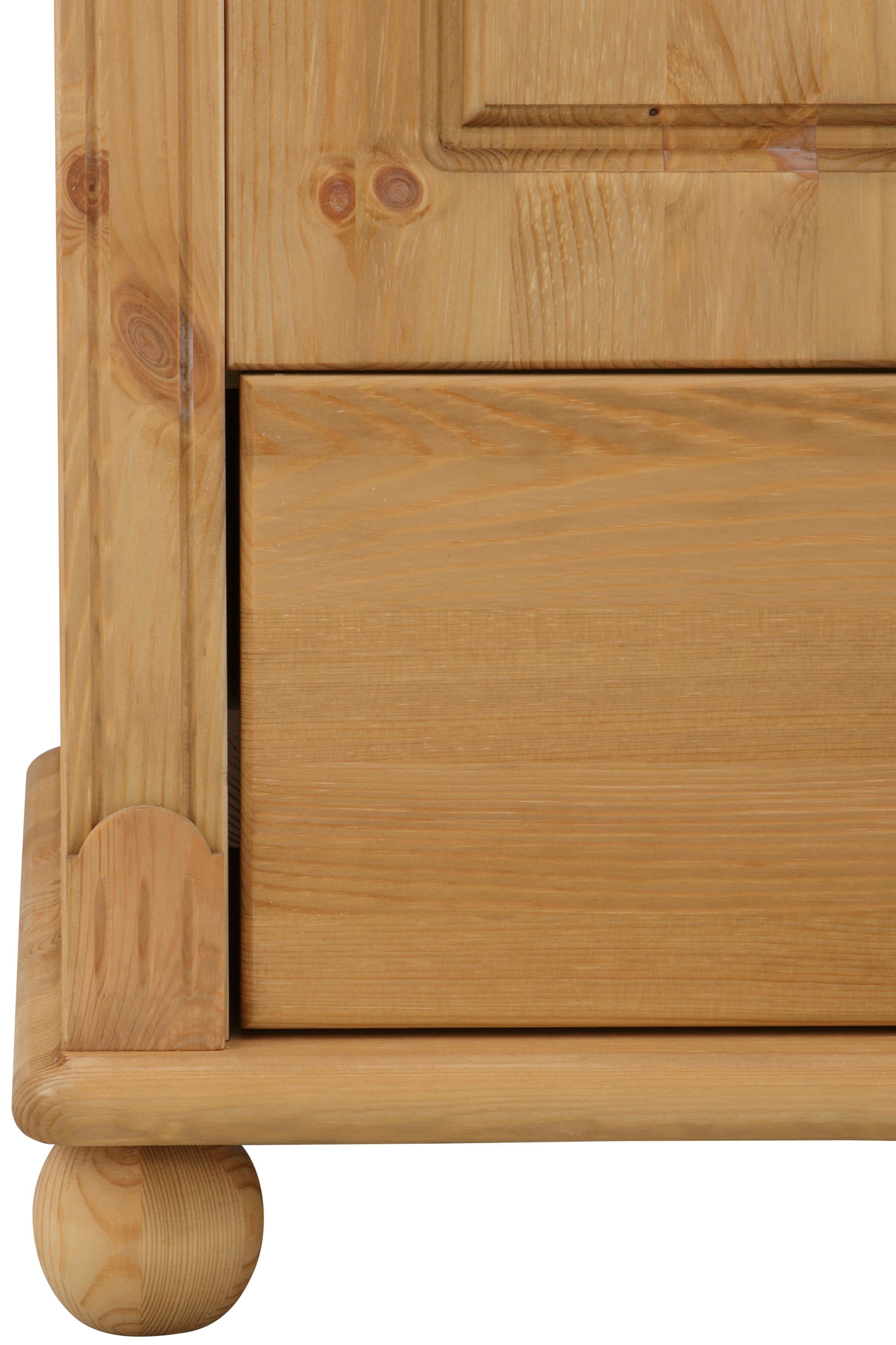 Home affaire Kledingkast TESSIN Breedte 245 cm, massief grenen, met spiegel